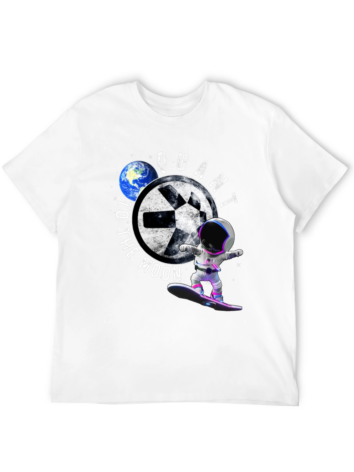 Quant To The Moon Black T-Shirt