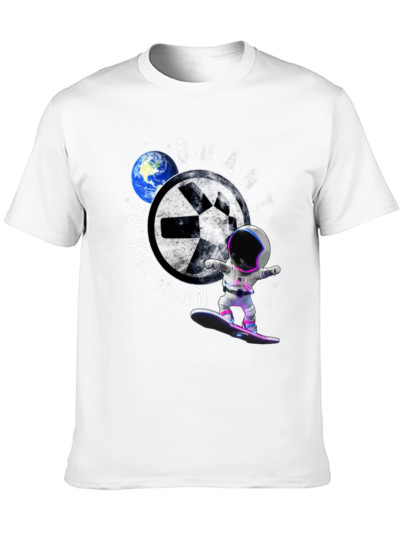 Quant To The Moon Black T-Shirt