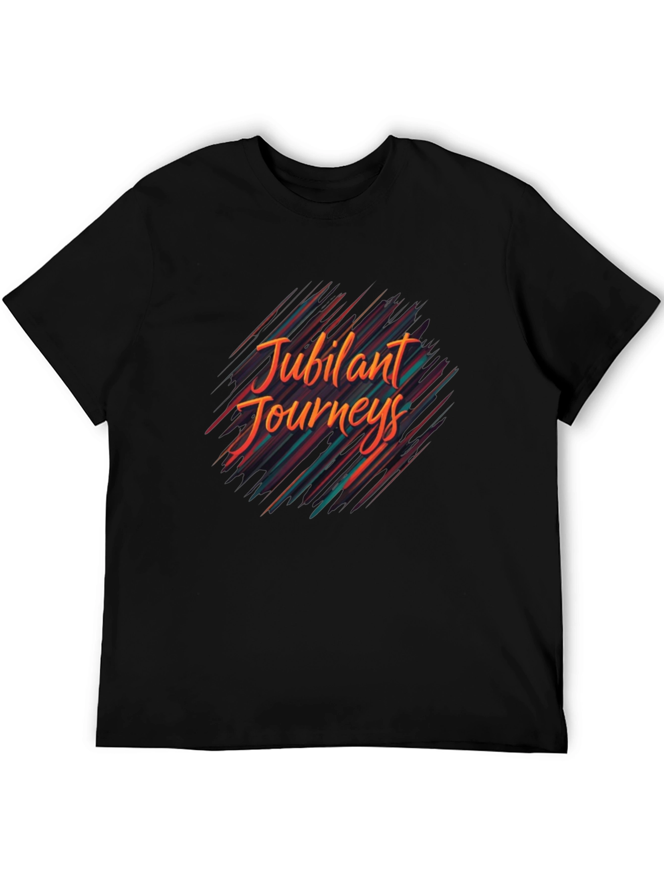 Jubilant Journeys Graphic Tee - Black