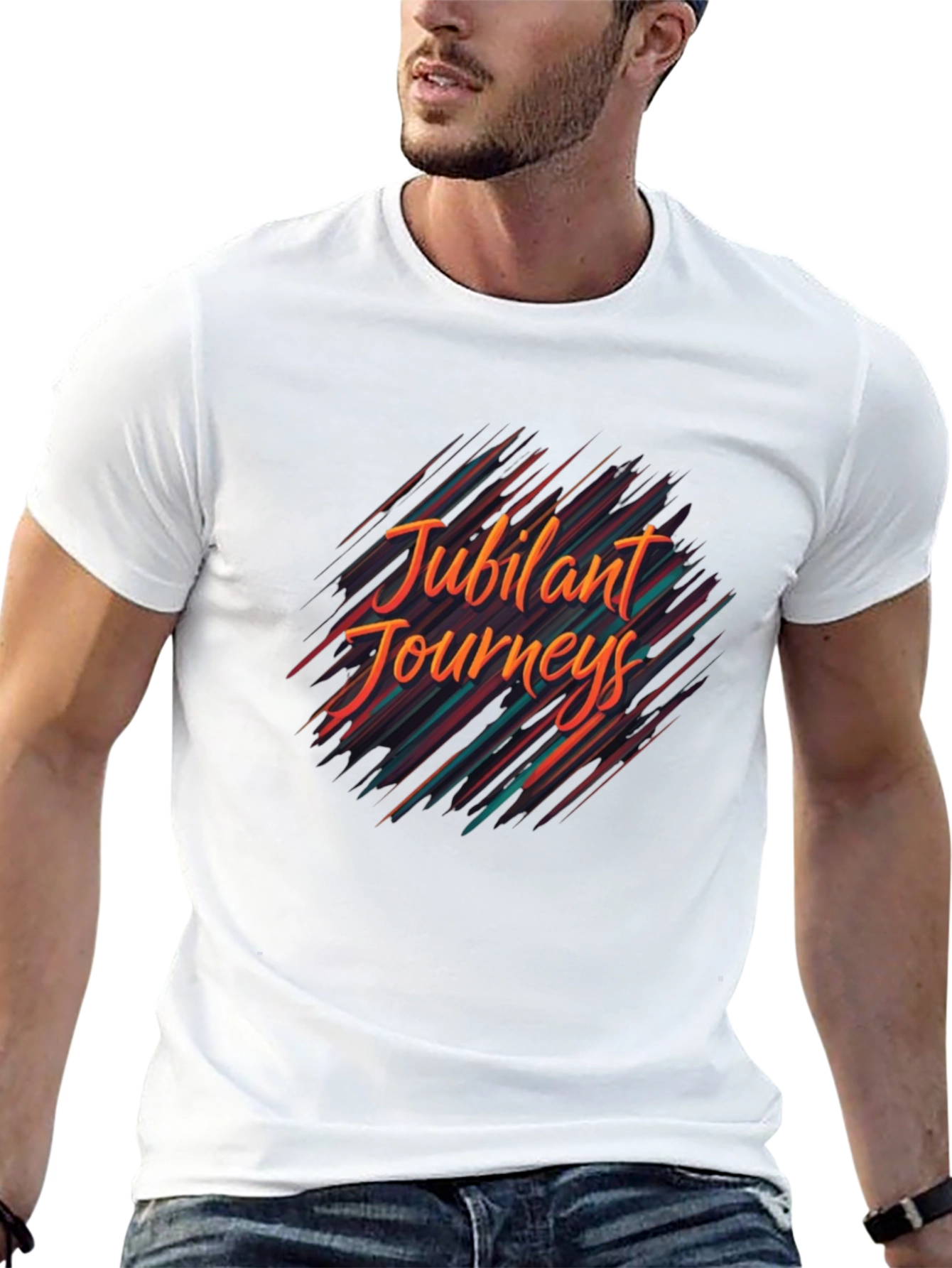 Jubilant Journeys Graphic Tee - Black