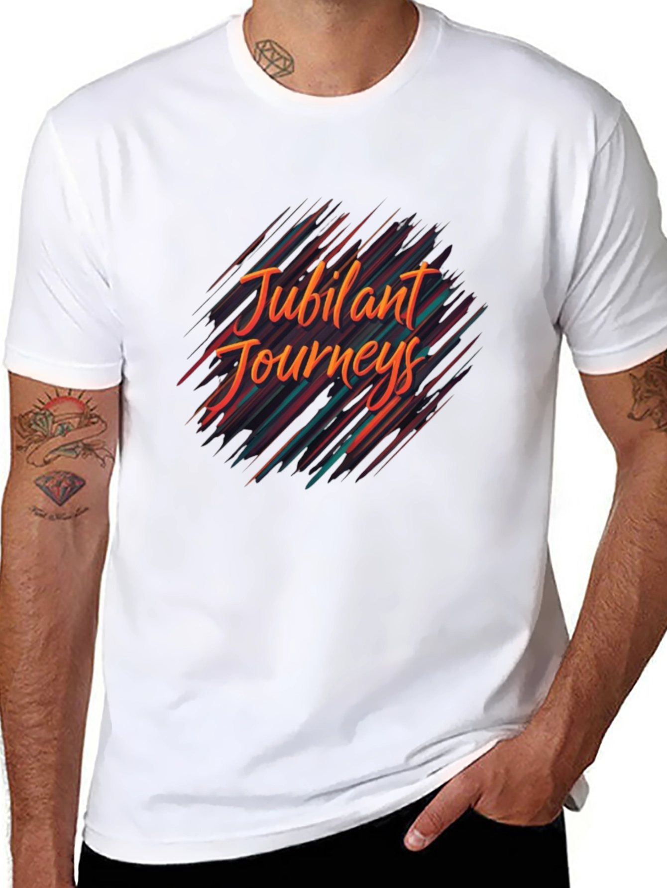 Jubilant Journeys Graphic Tee - Black