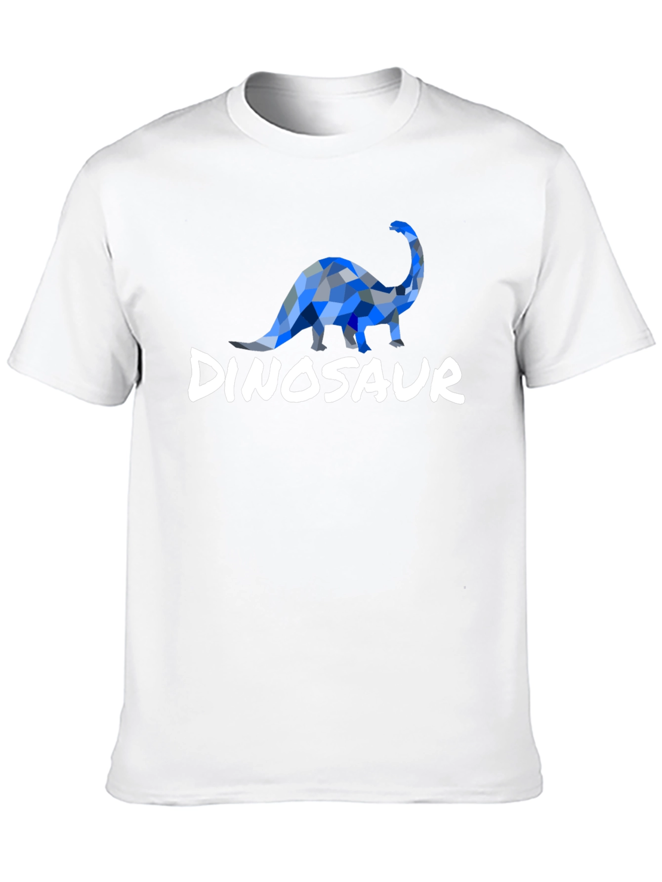 Dinosaur Graphic Tee - Geometric Dino Design