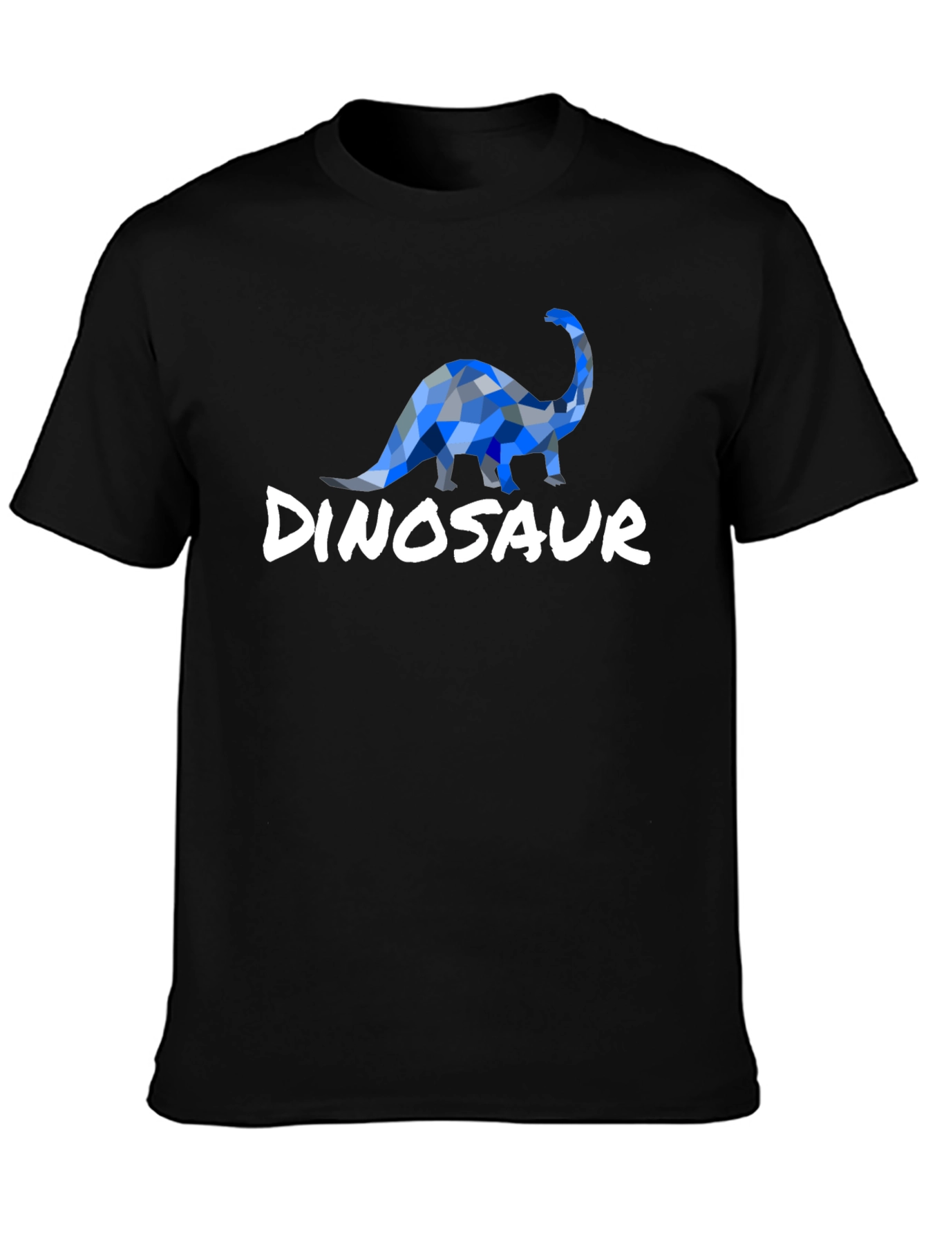 Dinosaur Graphic Tee - Geometric Dino Design