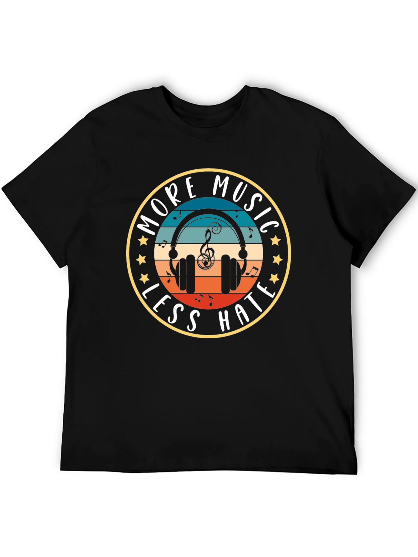 More Music Less Hate T-Shirt
