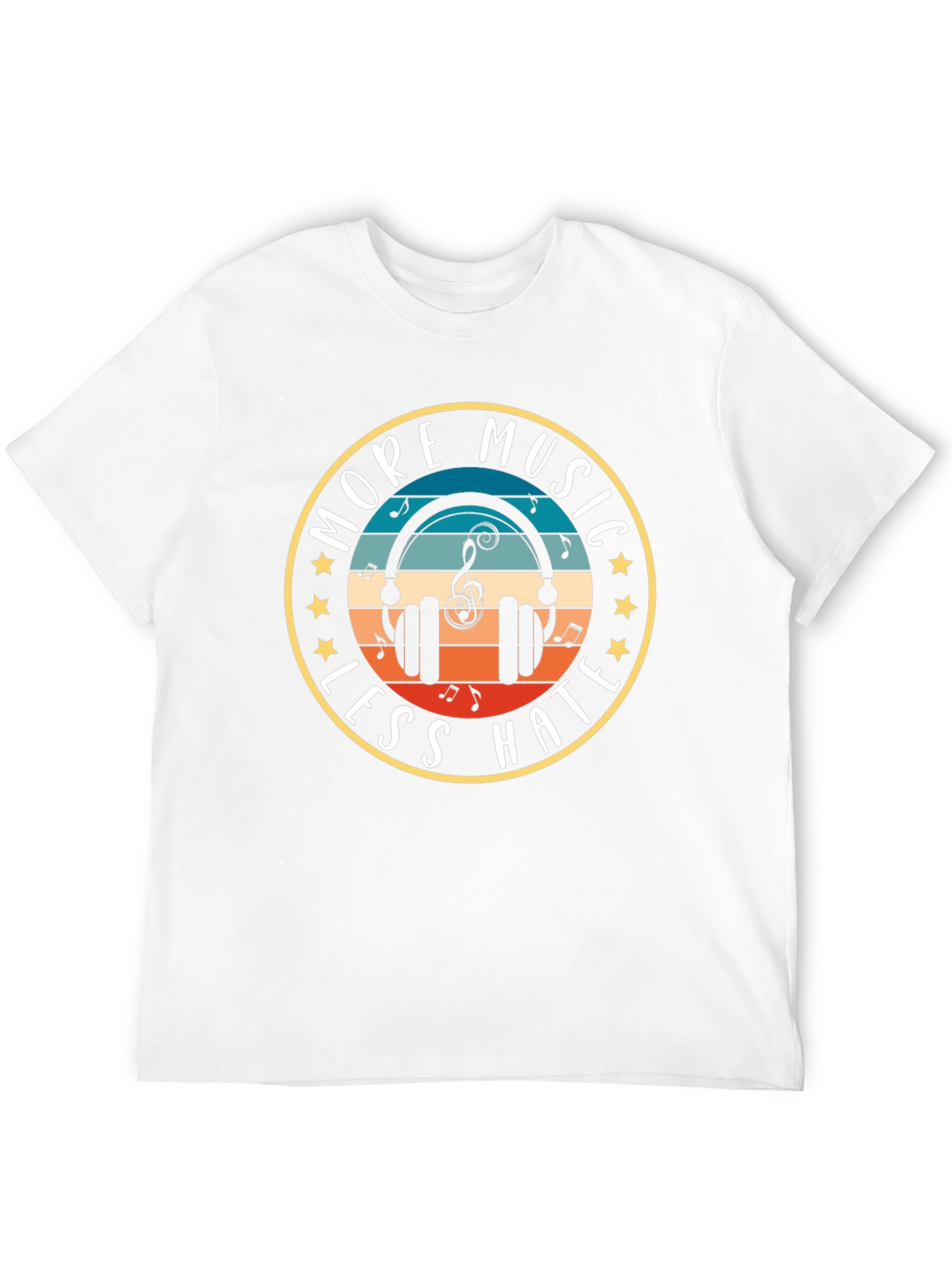 More Music Less Hate T-Shirt