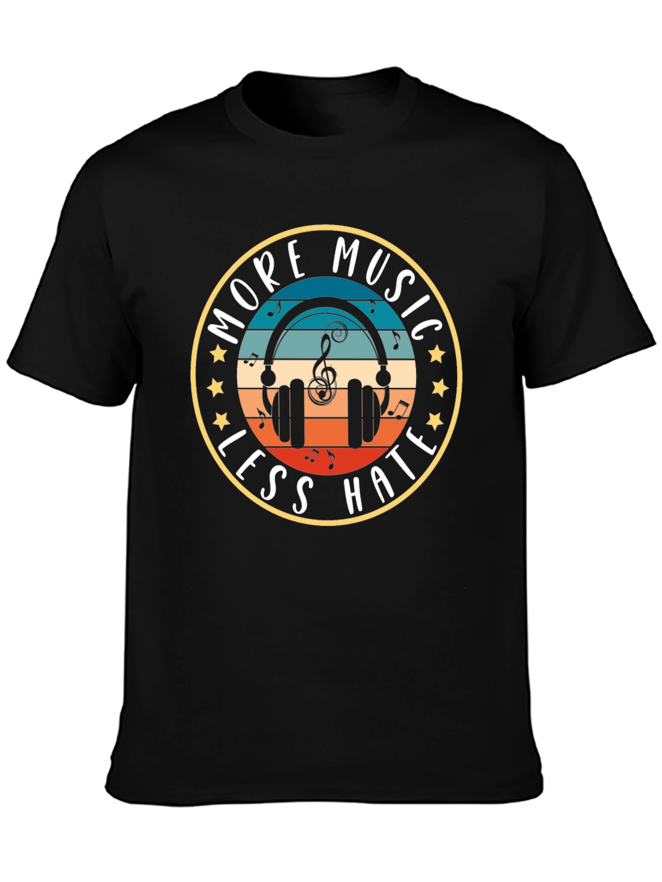 More Music Less Hate T-Shirt