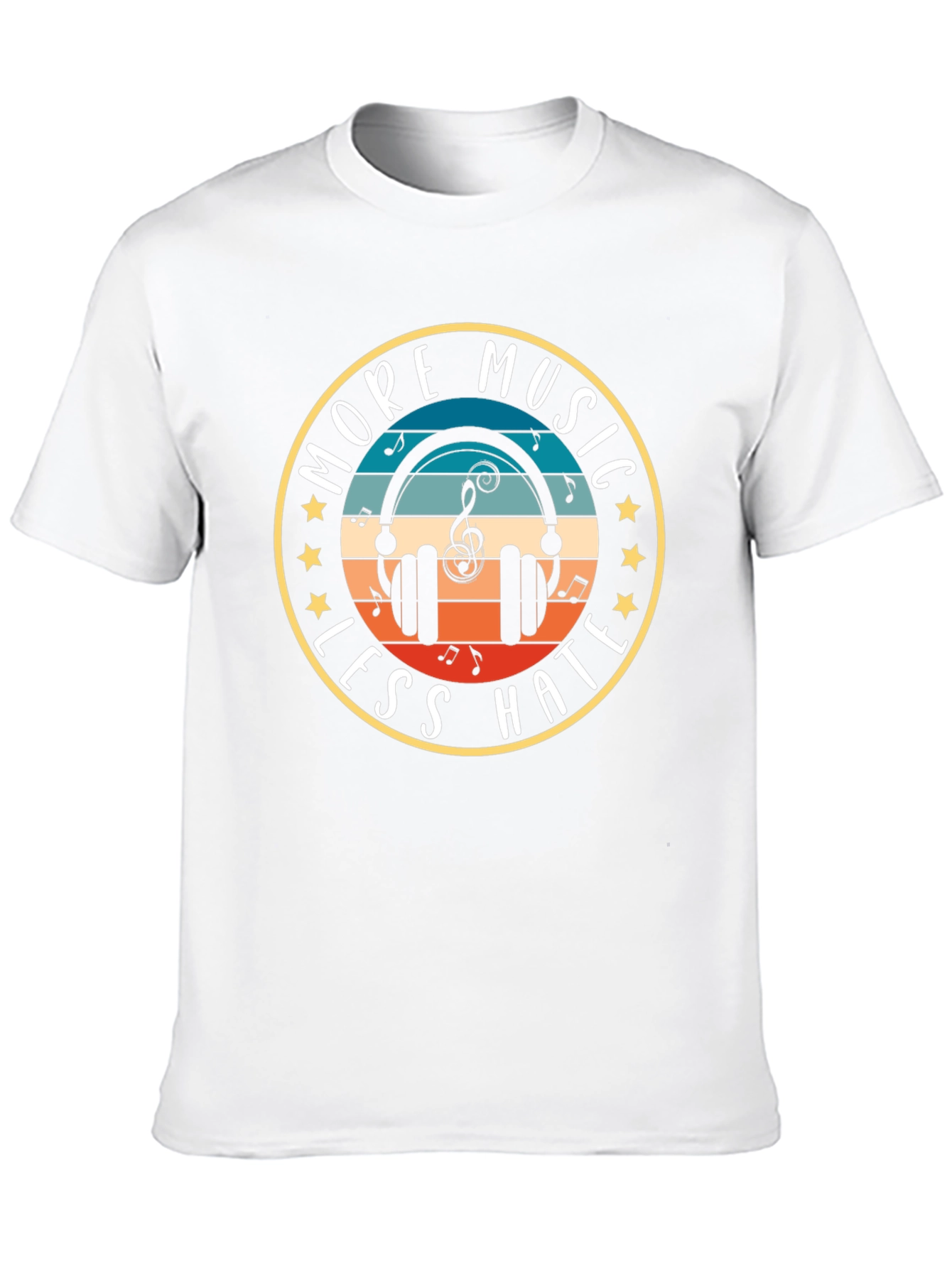 More Music Less Hate T-Shirt