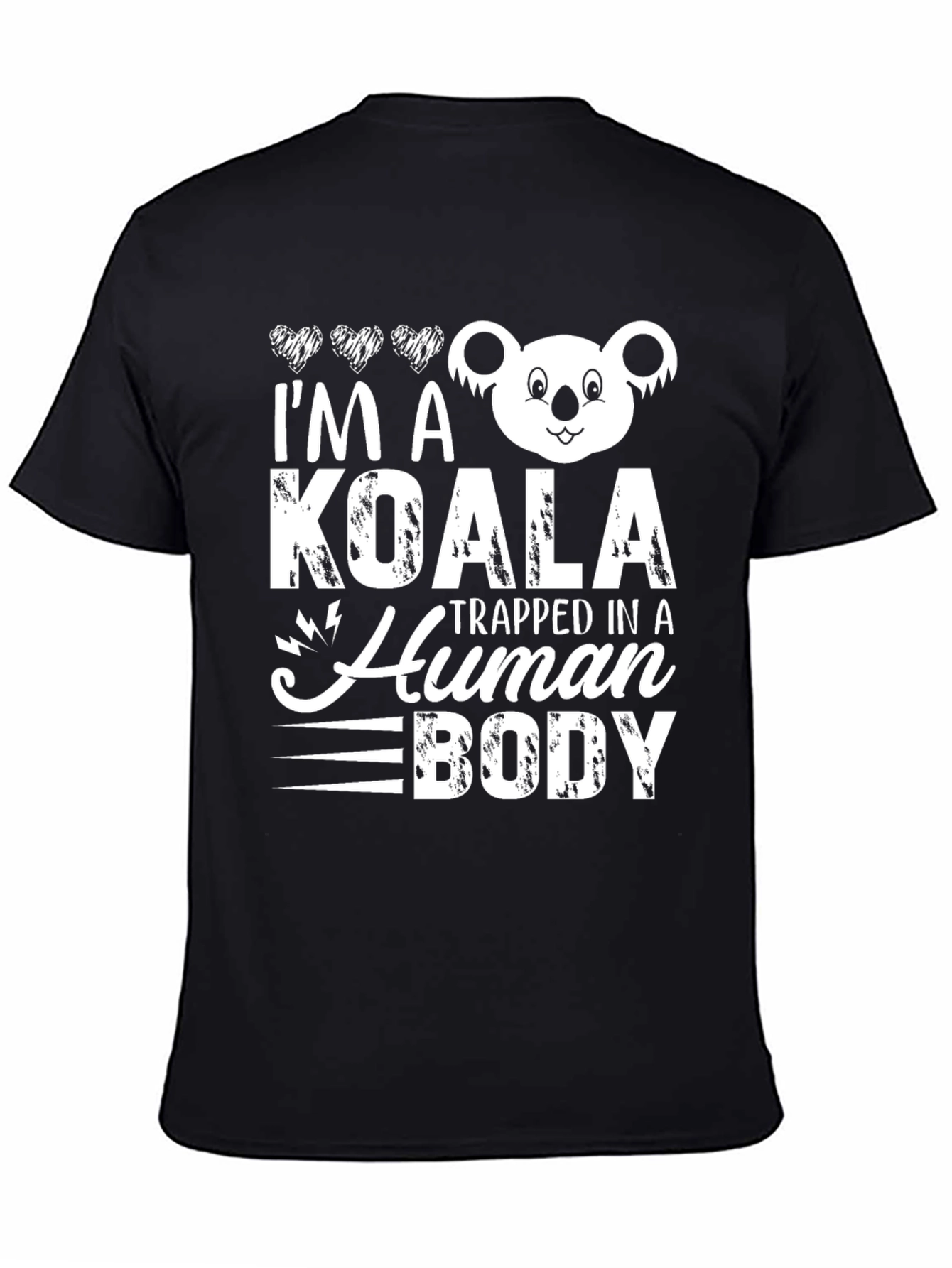Koala Trapped in a Human Body Graphic T-Shirt