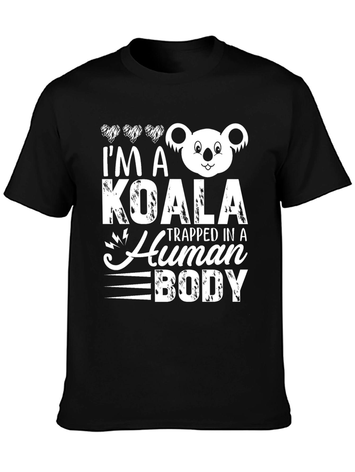 Koala Trapped in a Human Body Graphic T-Shirt