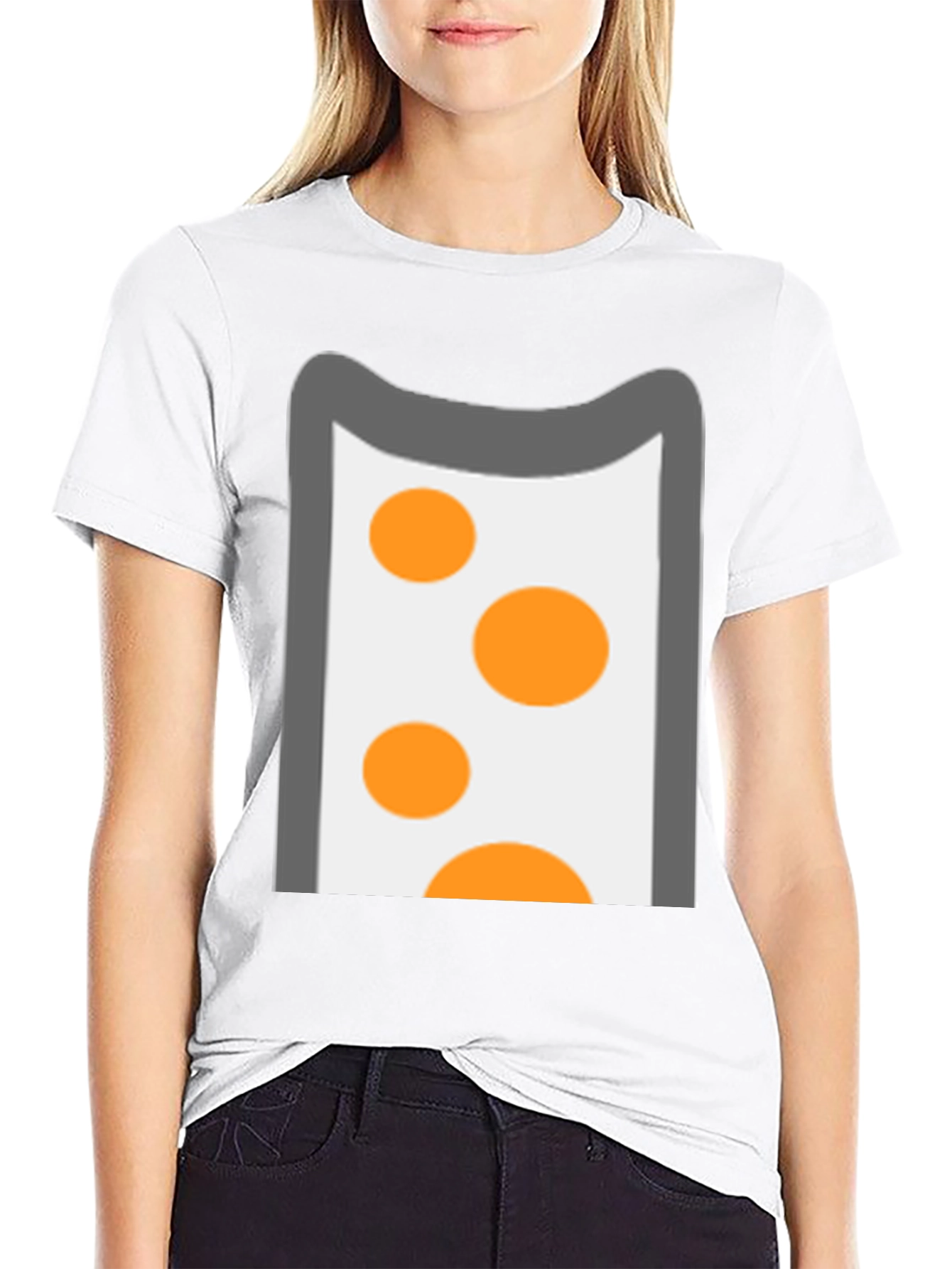 Fun Cartoon Style Graphic Print T-Shirt