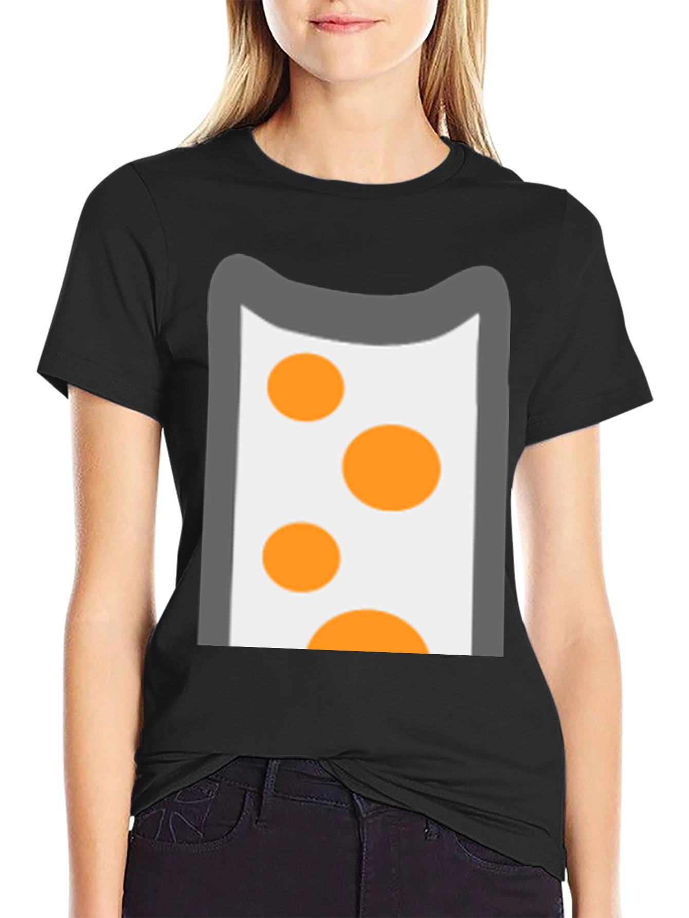 Fun Cartoon Style Graphic Print T-Shirt