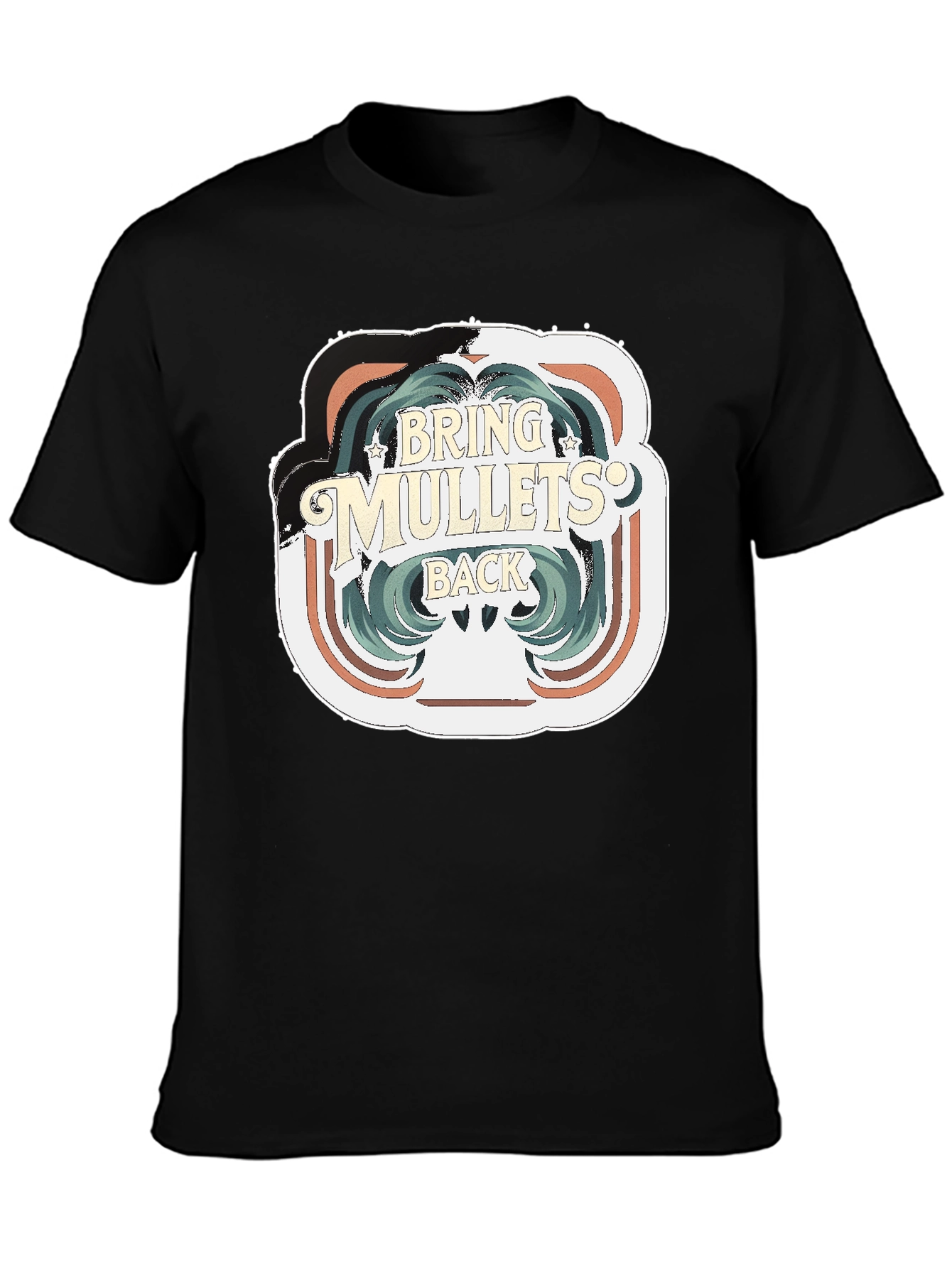 Bring Mullets Back T-Shirt - Retro Hair Style Tee