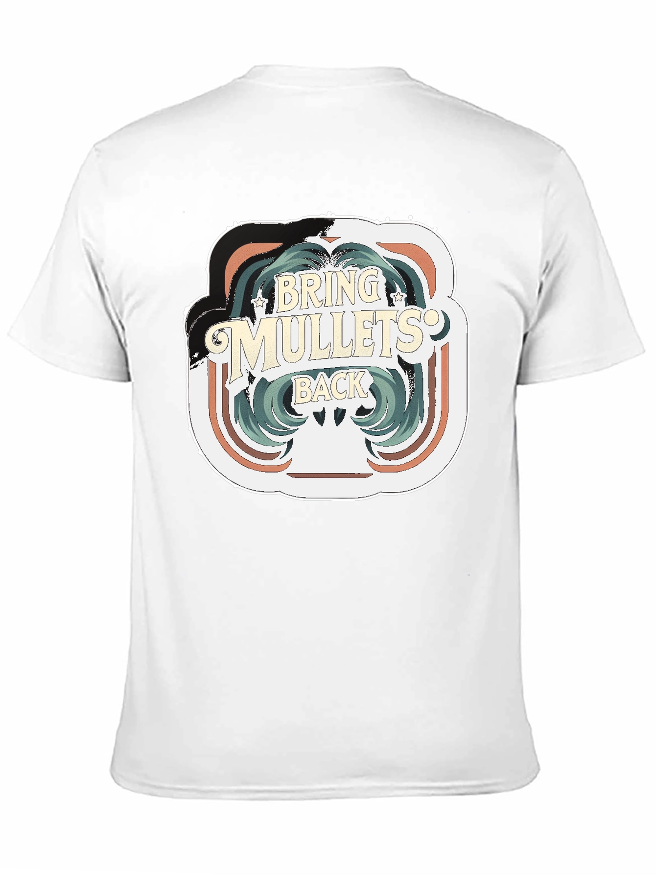 Bring Mullets Back T-Shirt - Retro Hair Style Tee