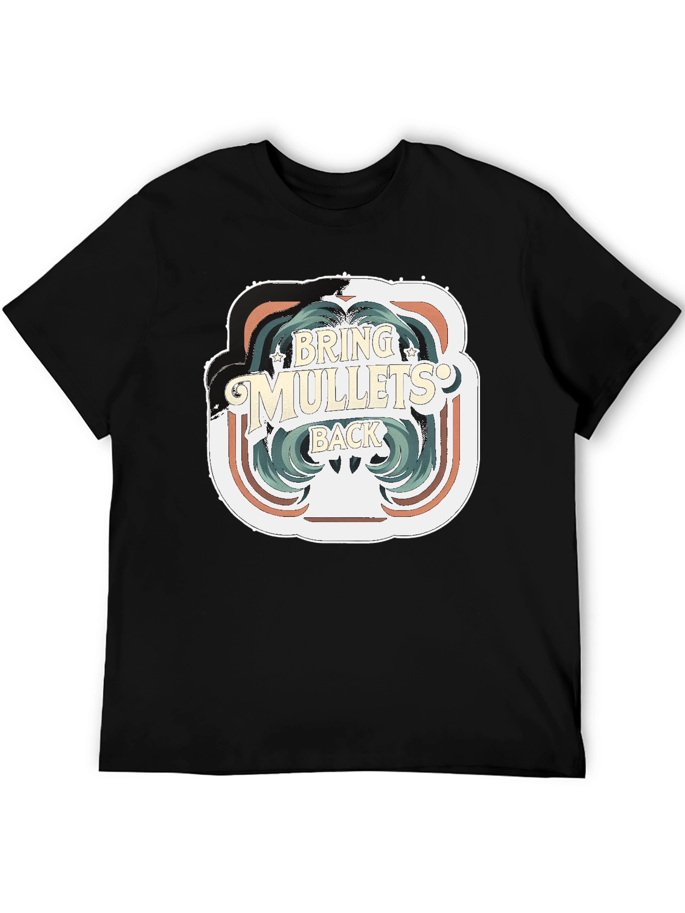 Bring Mullets Back T-Shirt - Retro Hair Style Tee