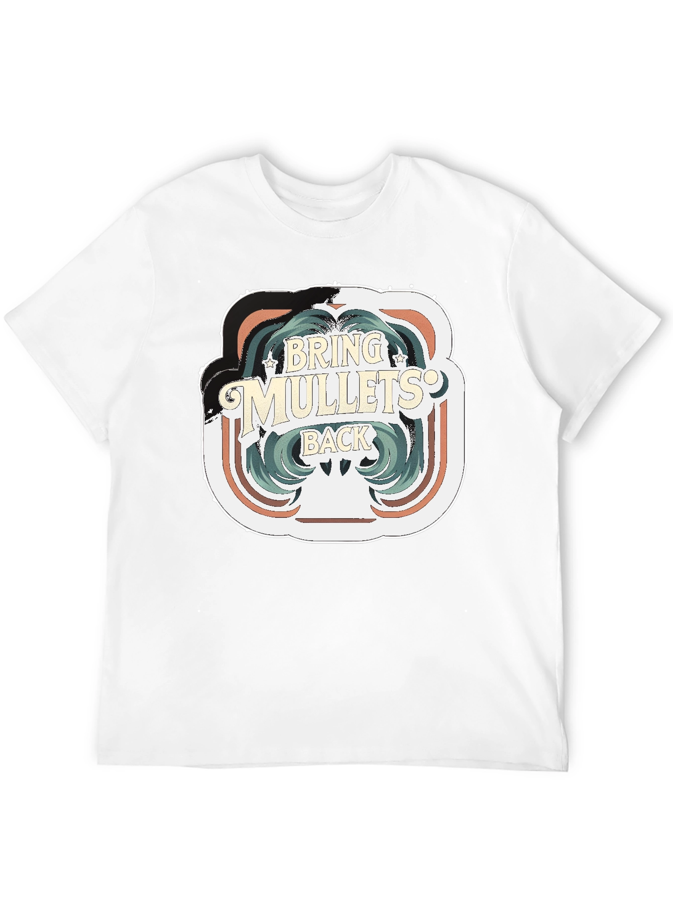 Bring Mullets Back T-Shirt - Retro Hair Style Tee