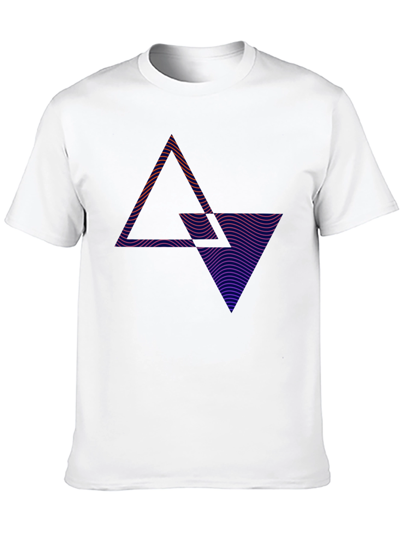 Abstract Geometric Triangle T-Shirt - Modern Graphic Tee