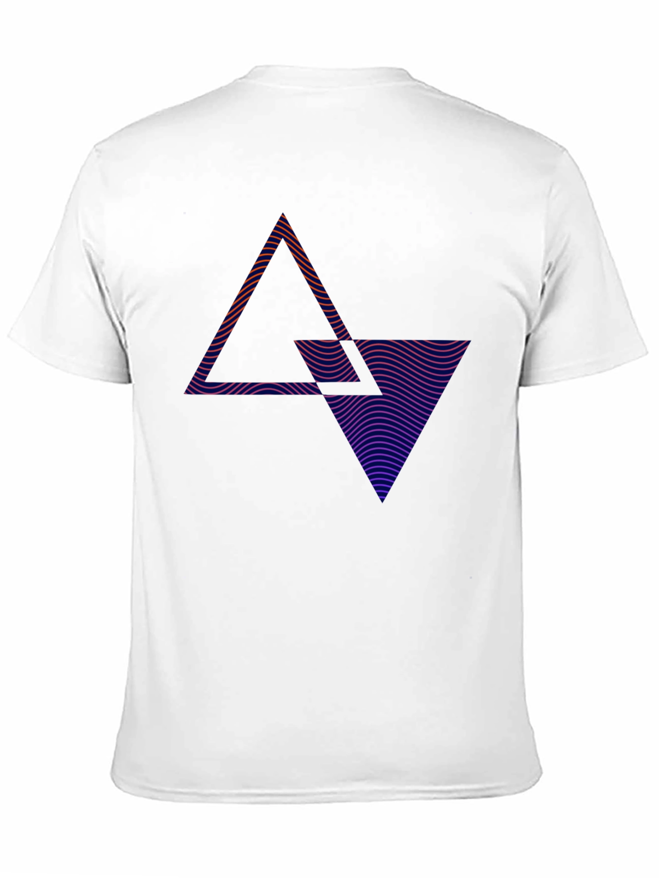 Abstract Geometric Triangle T-Shirt - Modern Graphic Tee