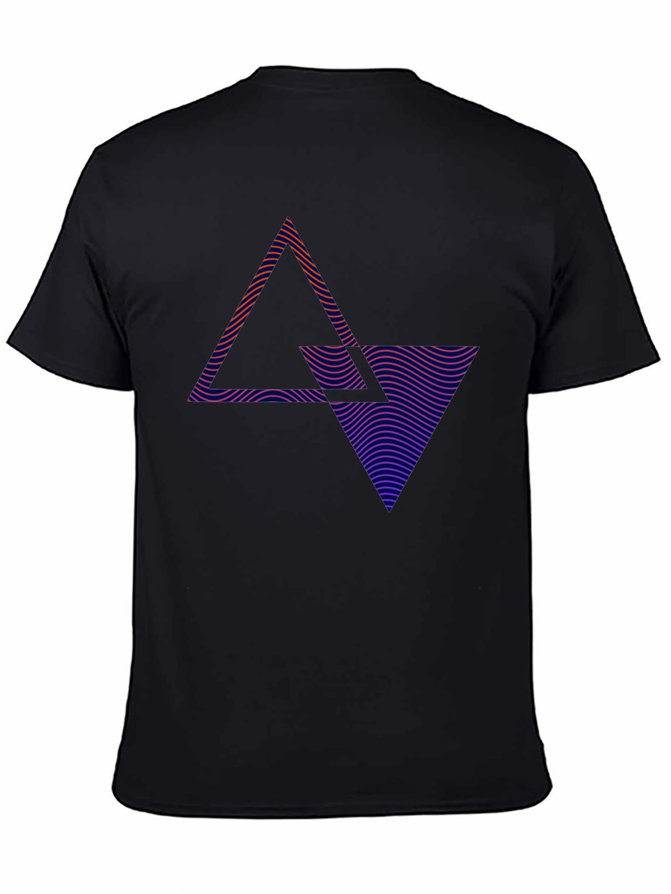 Abstract Geometric Triangle T-Shirt - Modern Graphic Tee