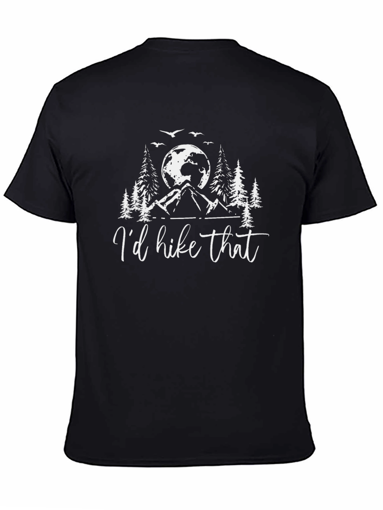Id Hike That Black Graphic T-Shirt