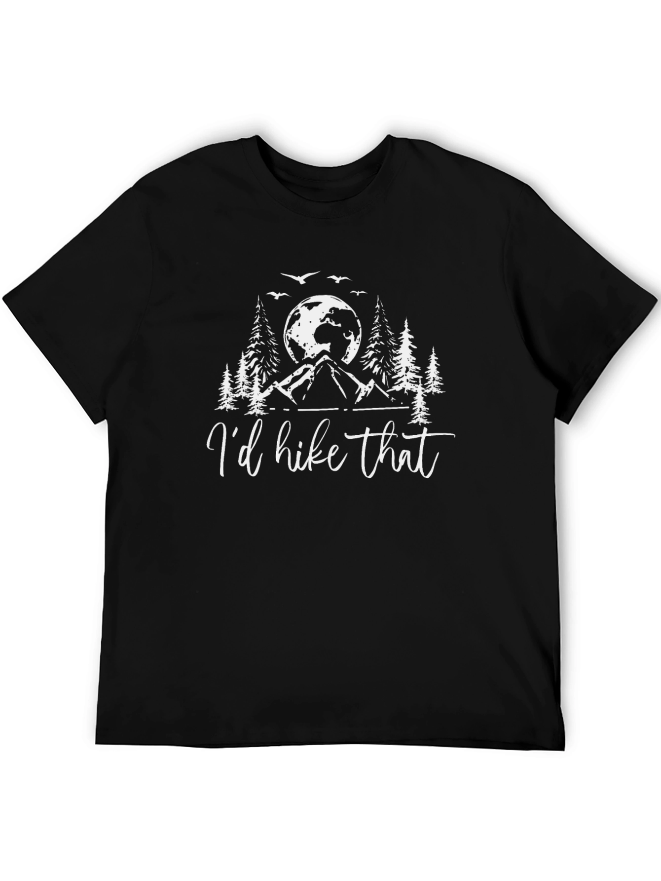 Id Hike That Black Graphic T-Shirt