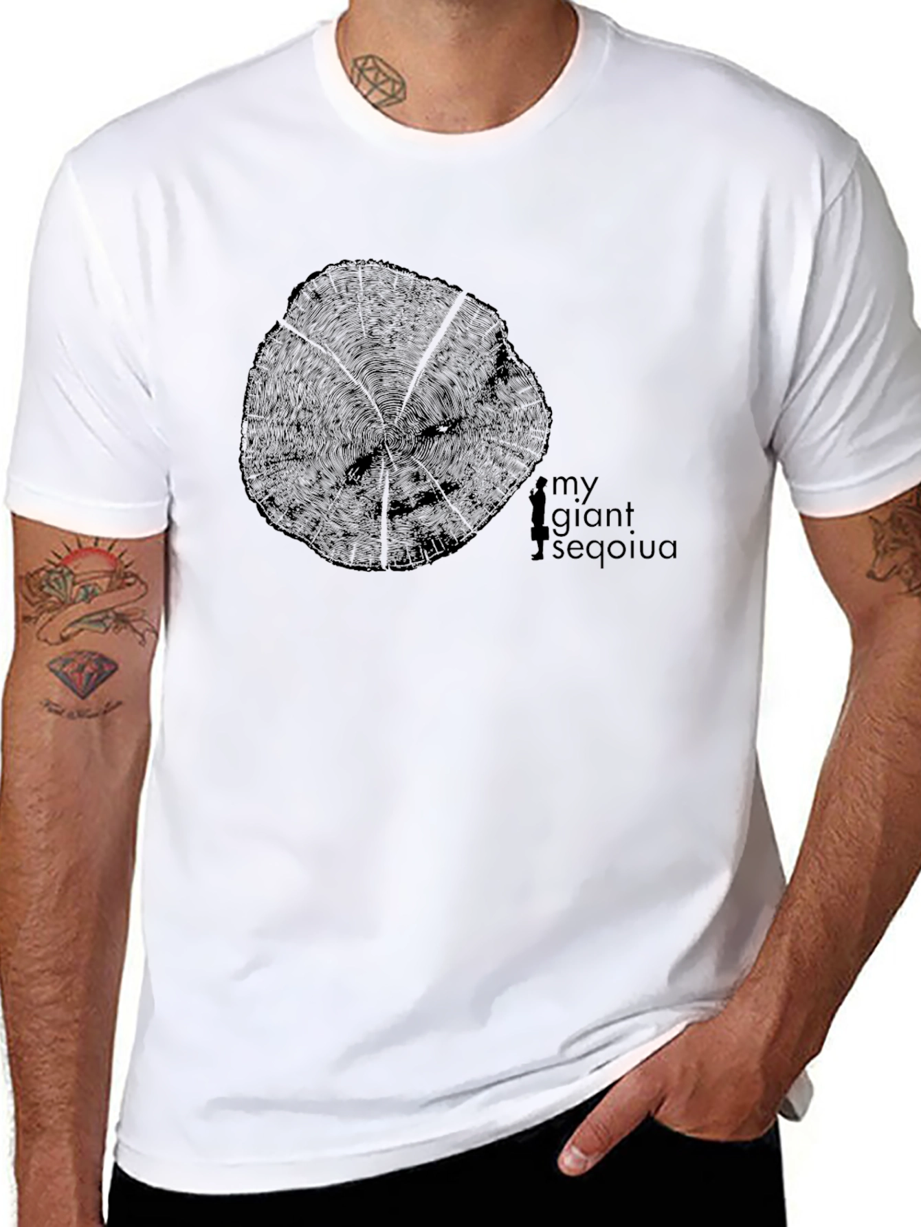 My Giant Sequoia T-Shirt: Tree Ring Graphic Tee