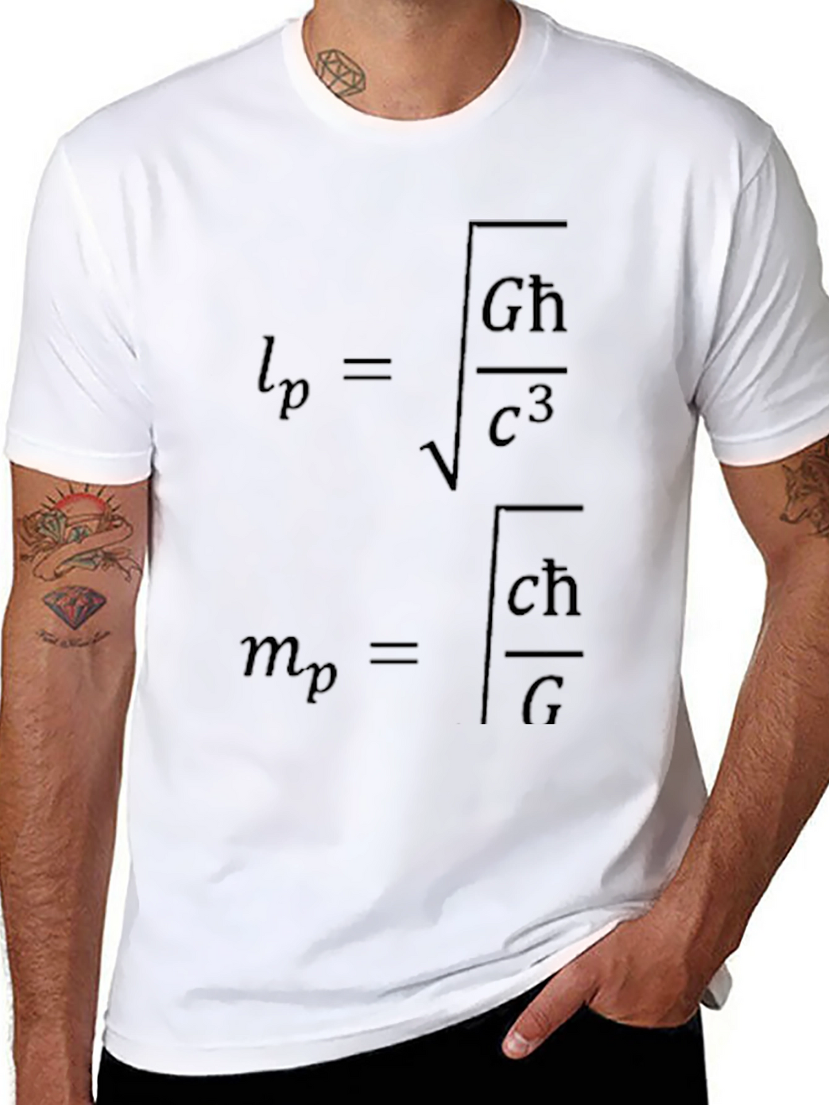 Physics Equation Graphic Print T-Shirt