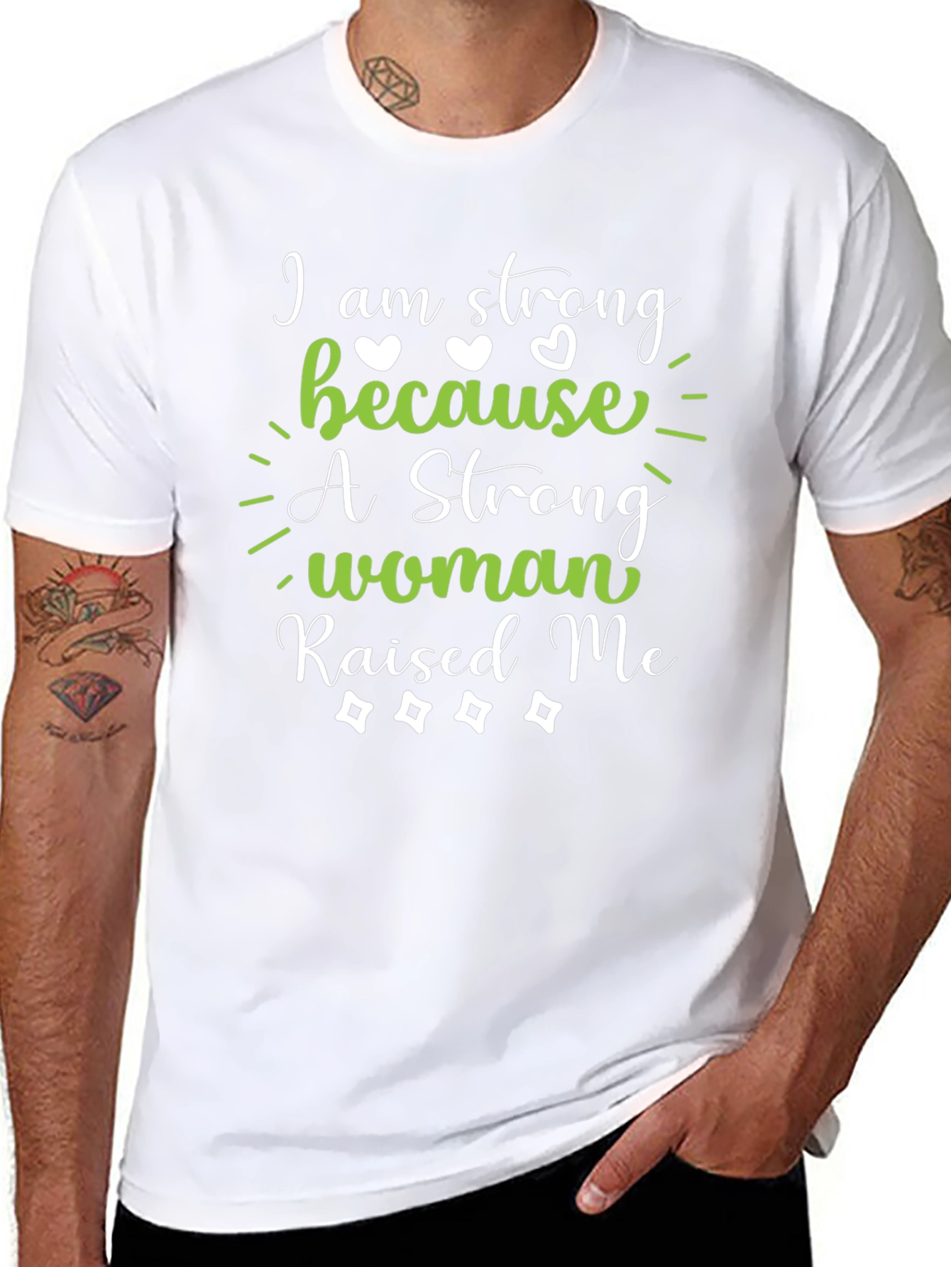 Strong Woman Raised Me Graphic Tee