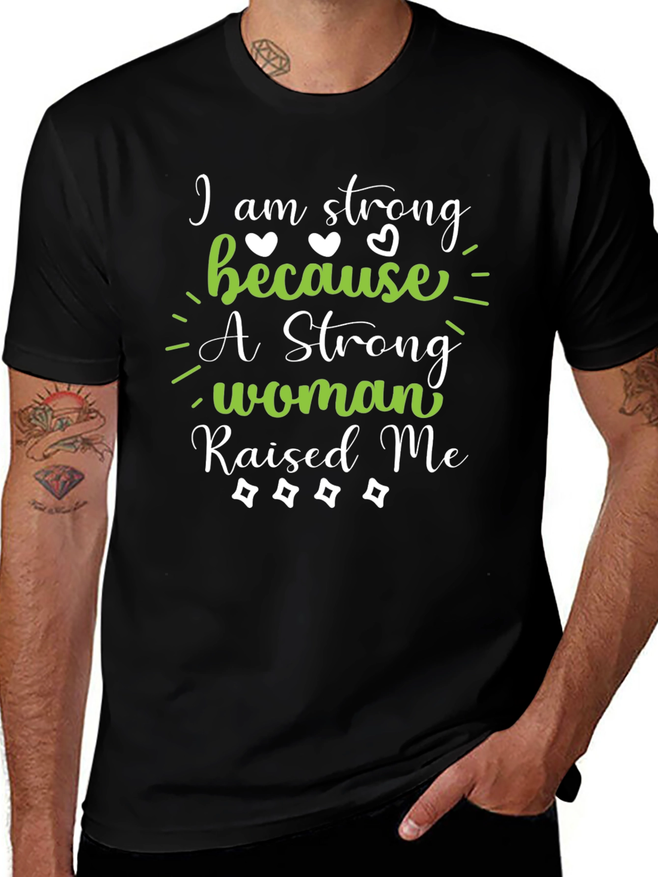 Strong Woman Raised Me Graphic Tee