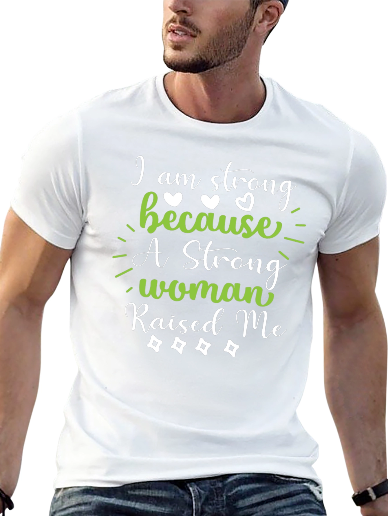 Strong Woman Raised Me Graphic Tee