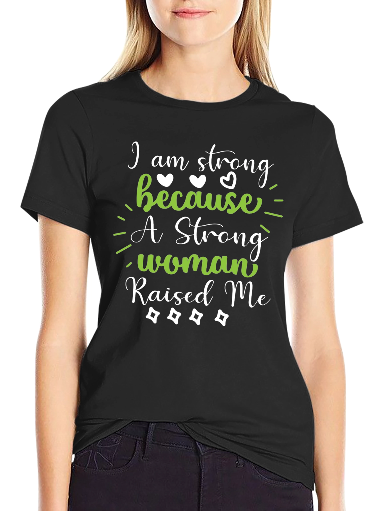 Strong Woman Raised Me Graphic Tee