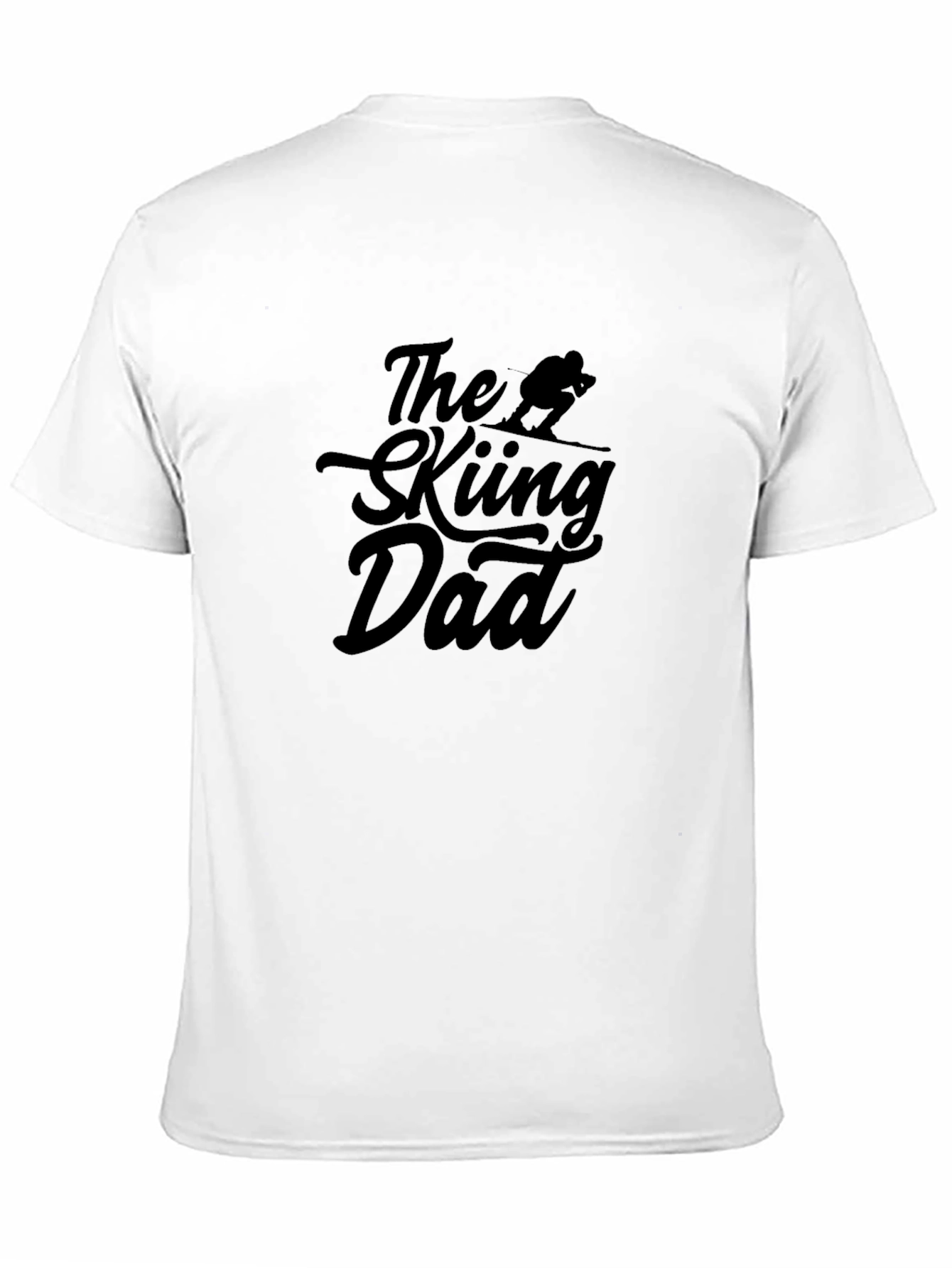 The Skiing Dad T-Shirt - Black