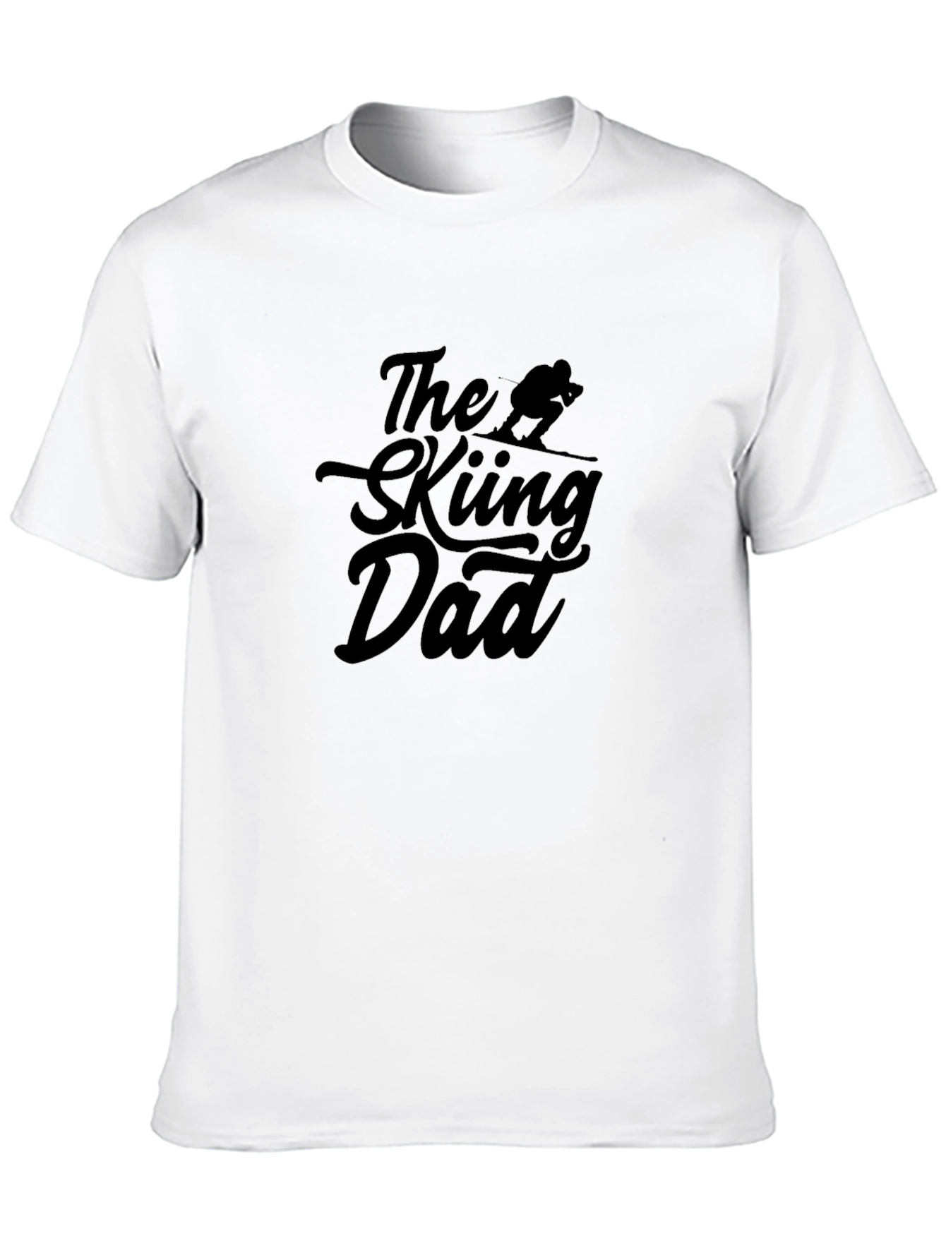 The Skiing Dad T-Shirt - Black