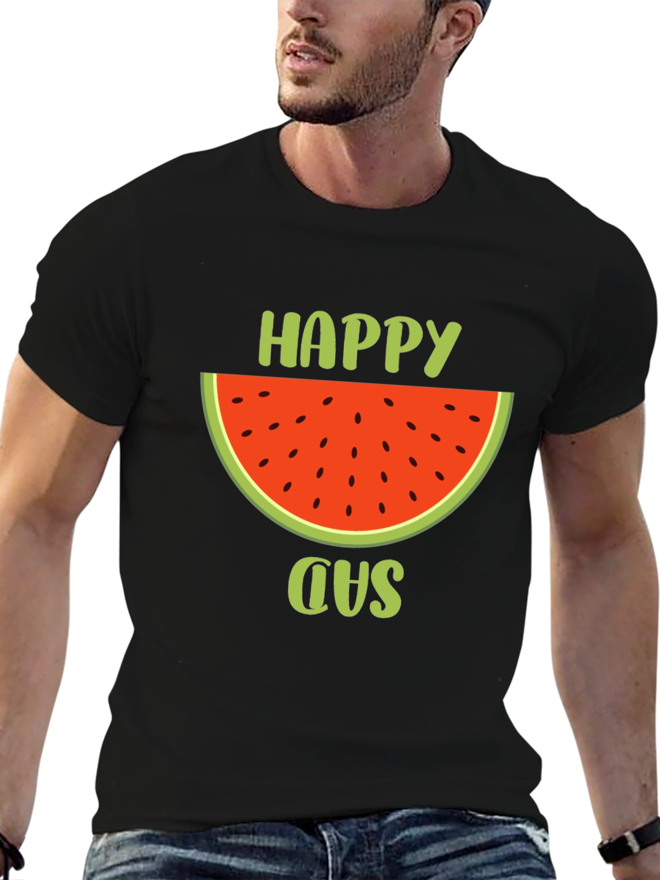 Happy Sad Watermelon Graphic Tee