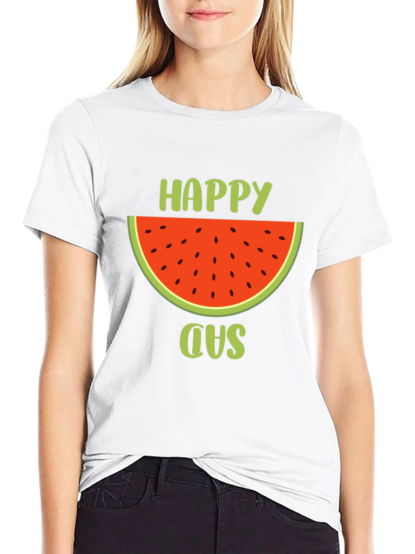 Happy Sad Watermelon Graphic Tee