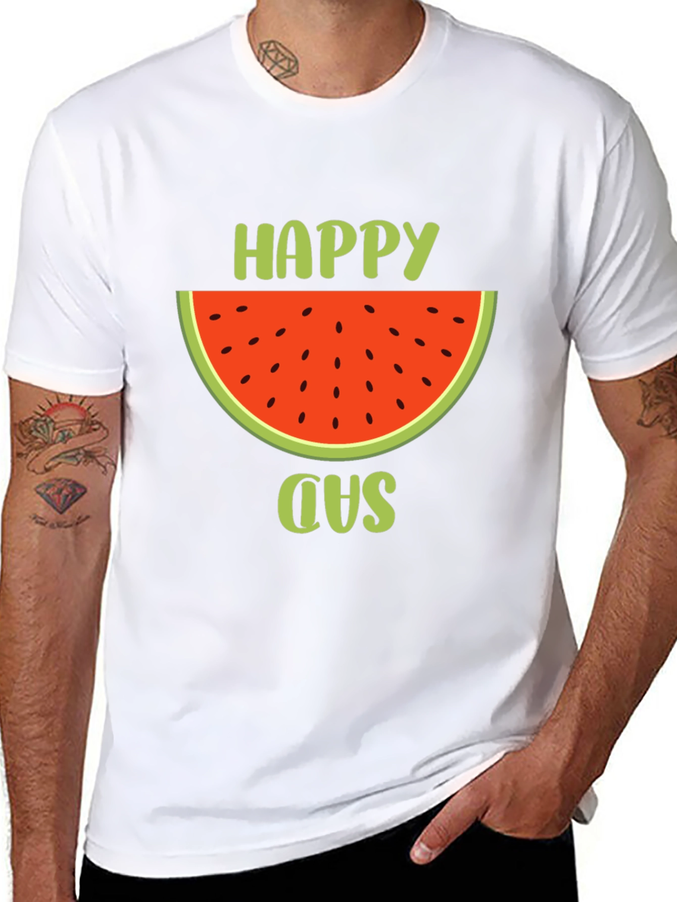 Happy Sad Watermelon Graphic Tee