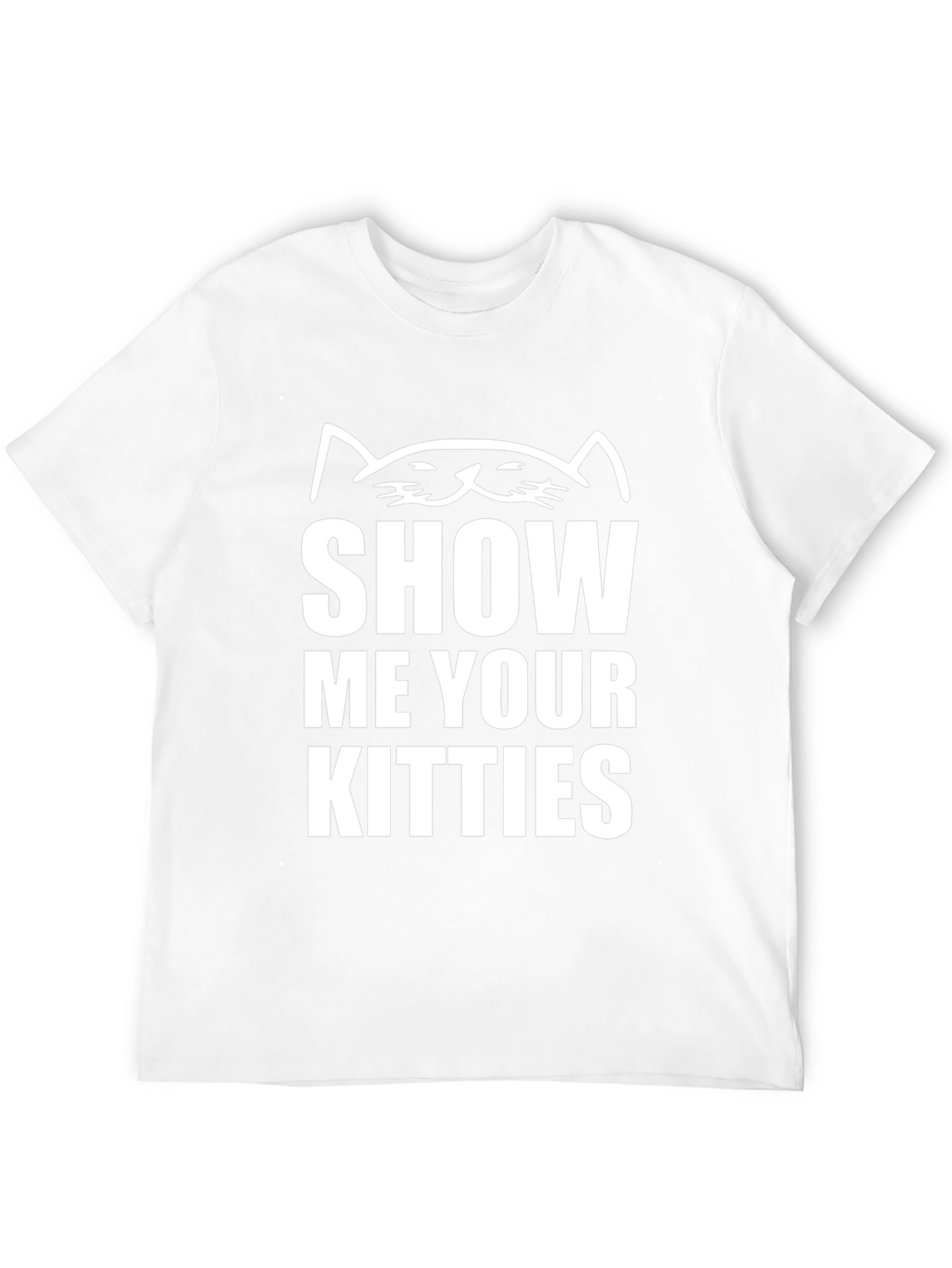 Show Me Your Kitties Black Novelty T-Shirt