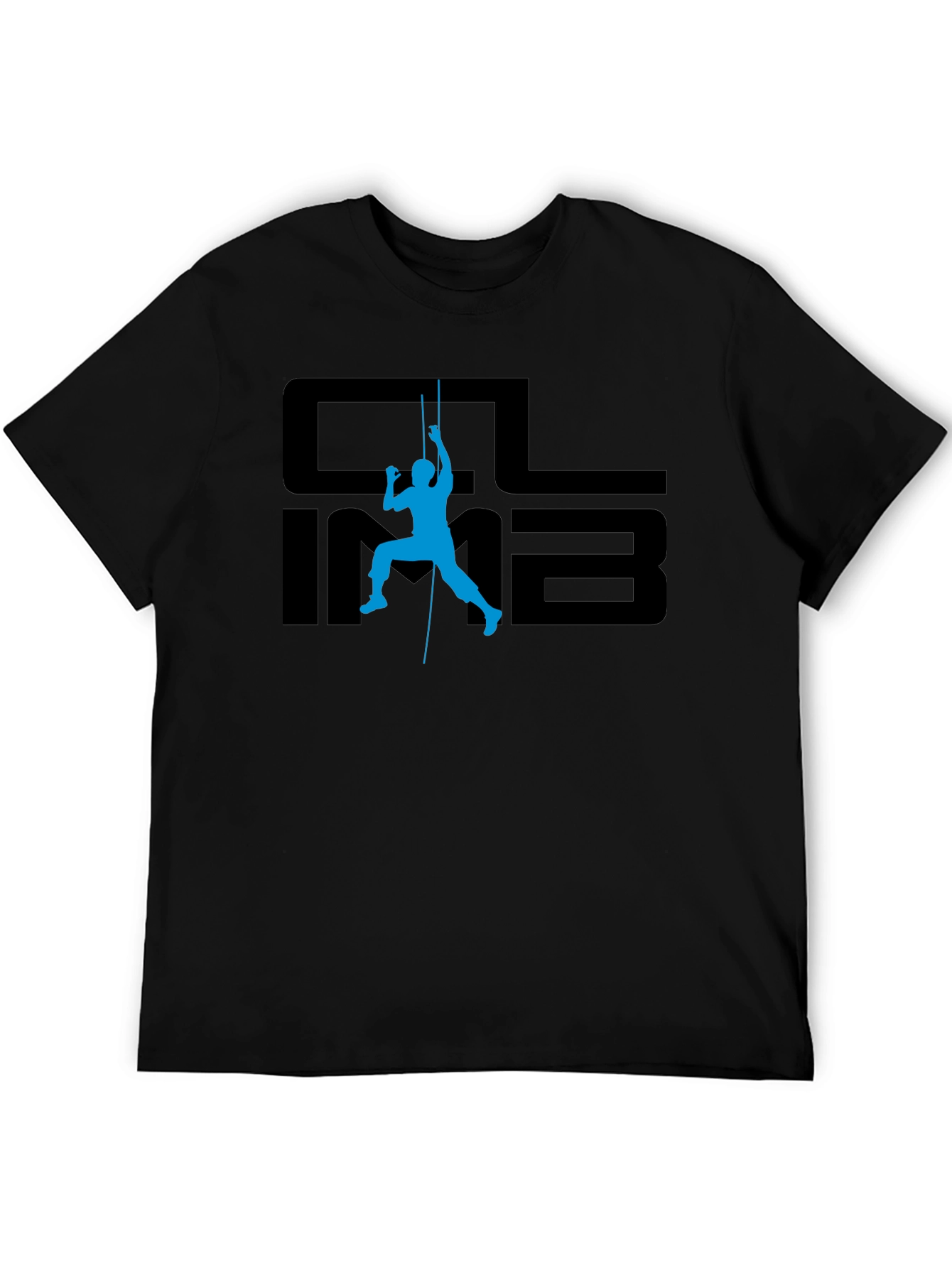 Climb Graphic Black T-Shirt - Adventure Ready