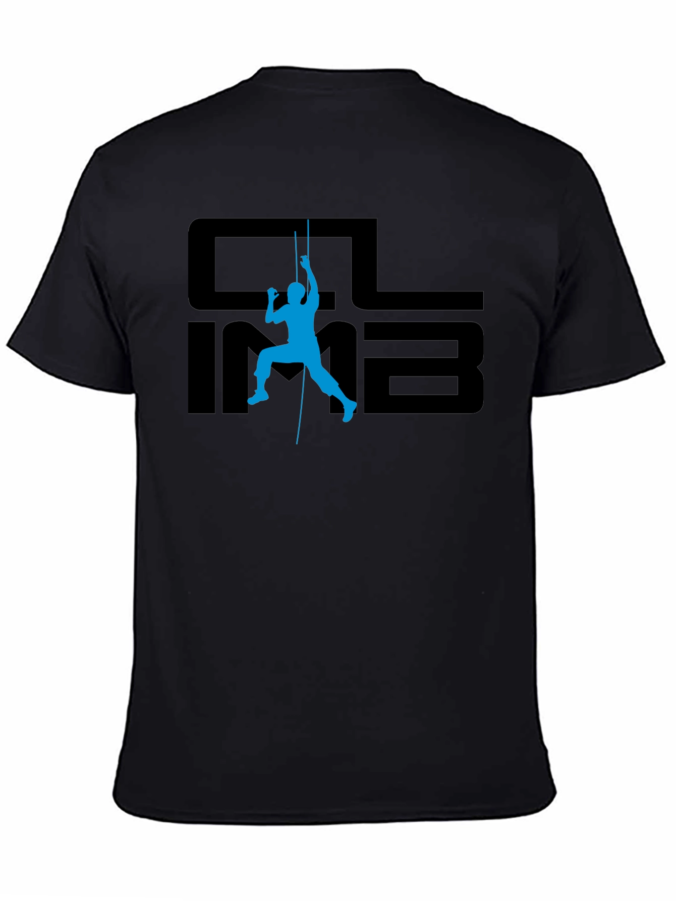 Climb Graphic Black T-Shirt - Adventure Ready