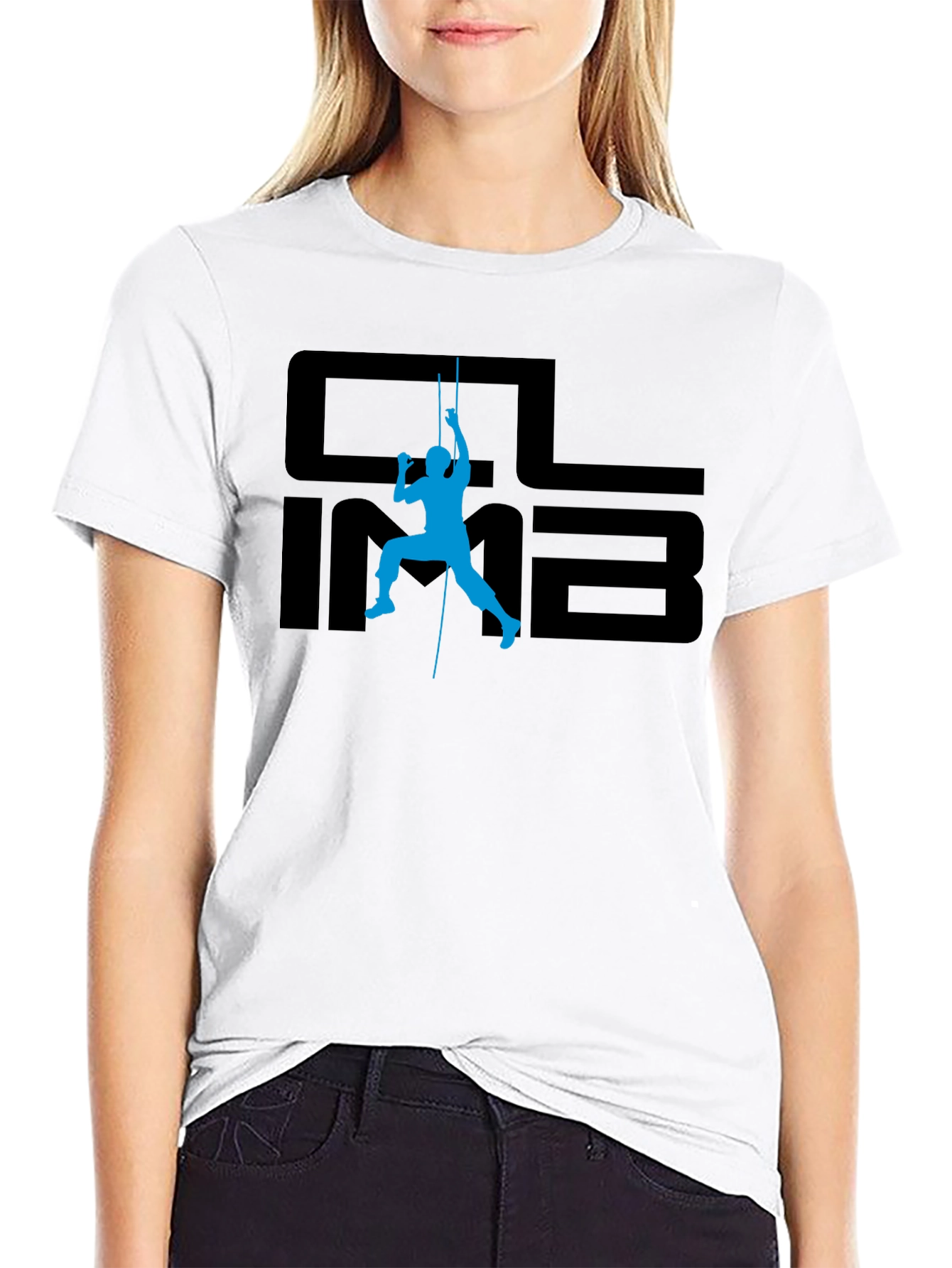 Climb Graphic Black T-Shirt - Adventure Ready
