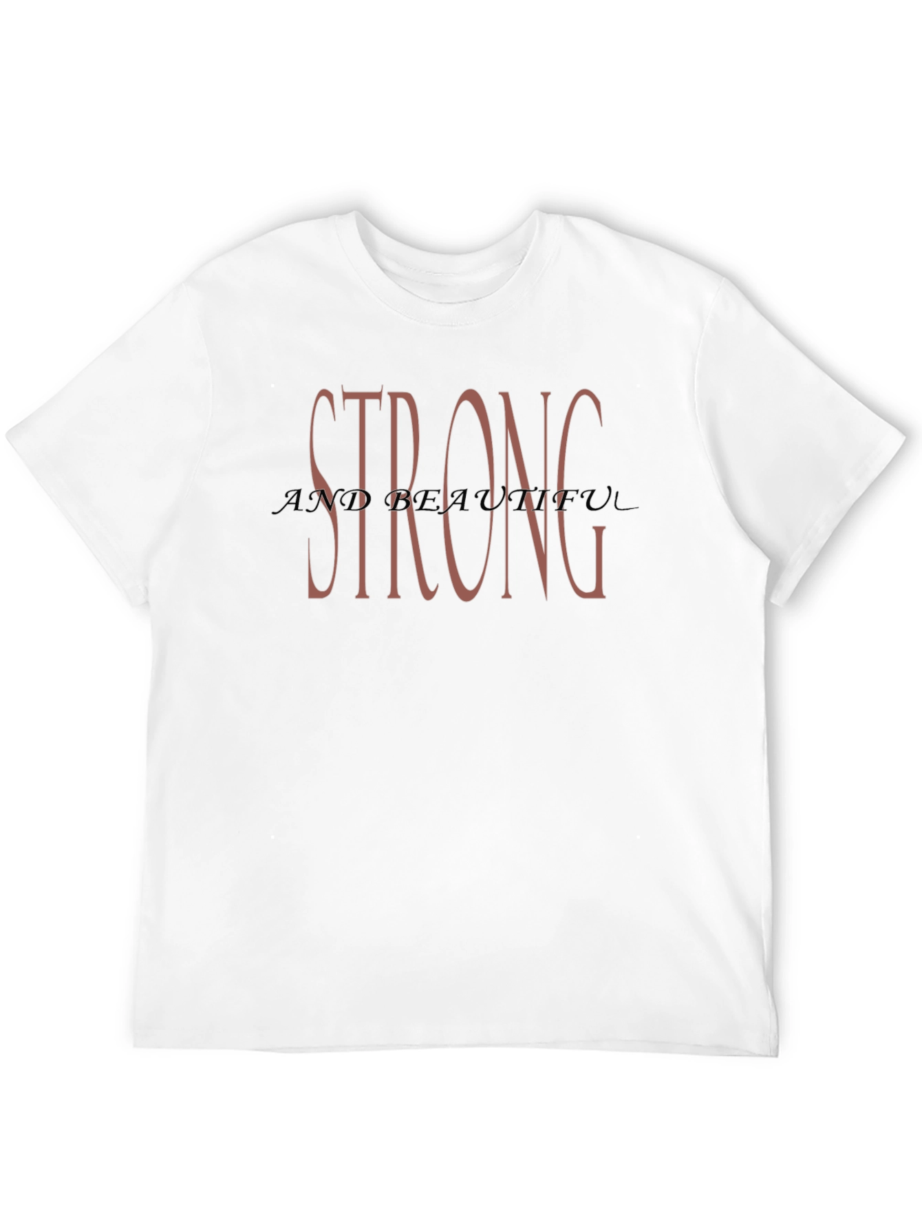 Strong and Beautiful Black Tee
