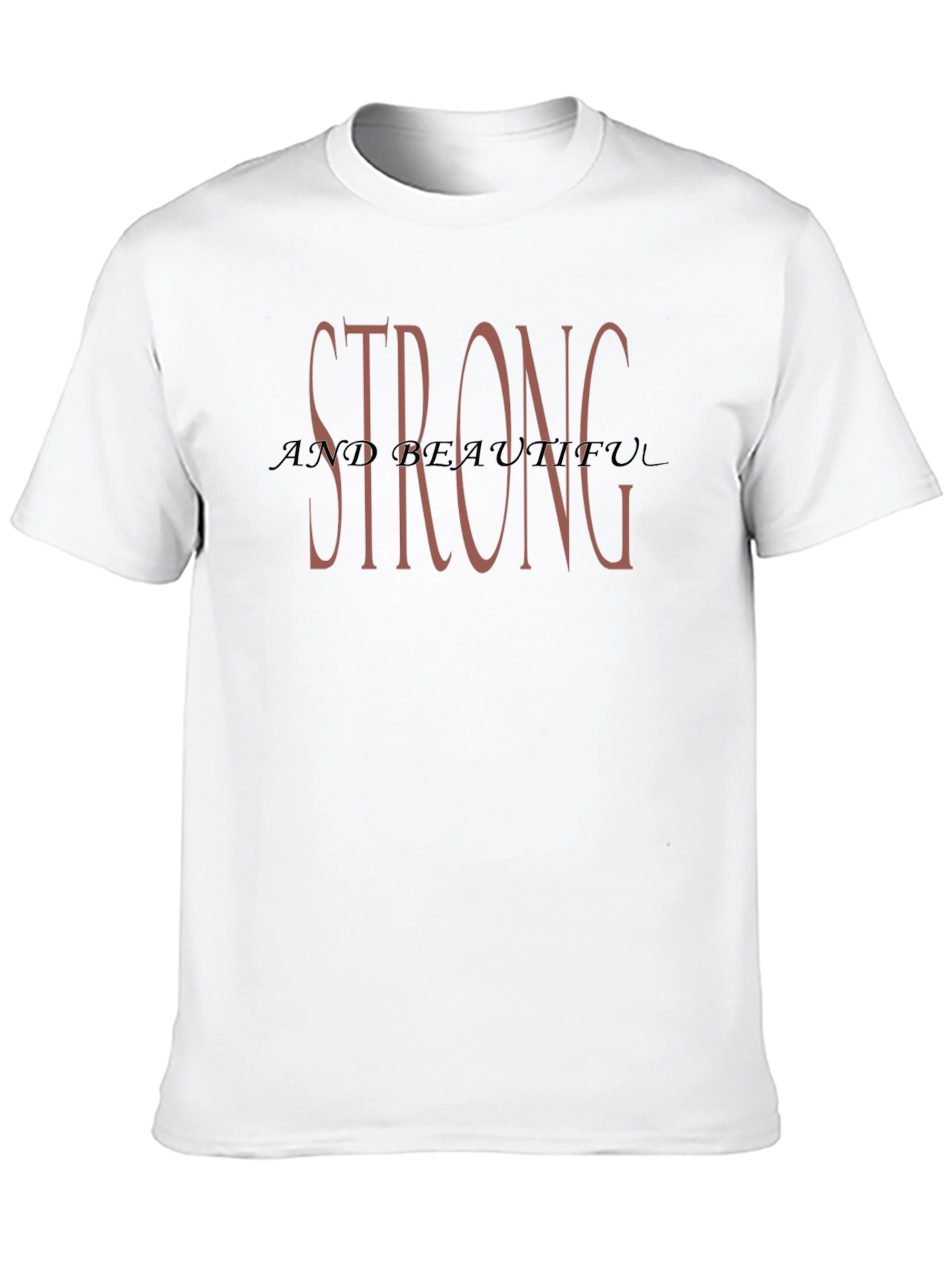 Strong and Beautiful Black Tee