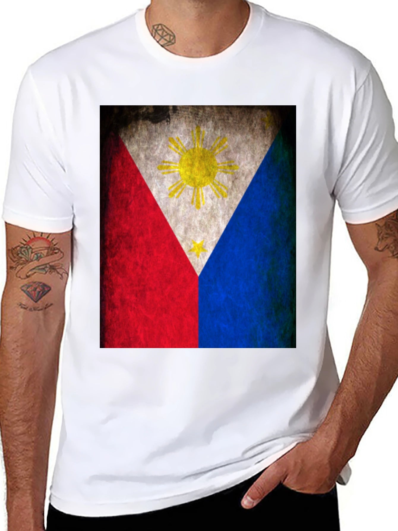 Philippines Flag T-Shirt - Patriotic Filipino Pride