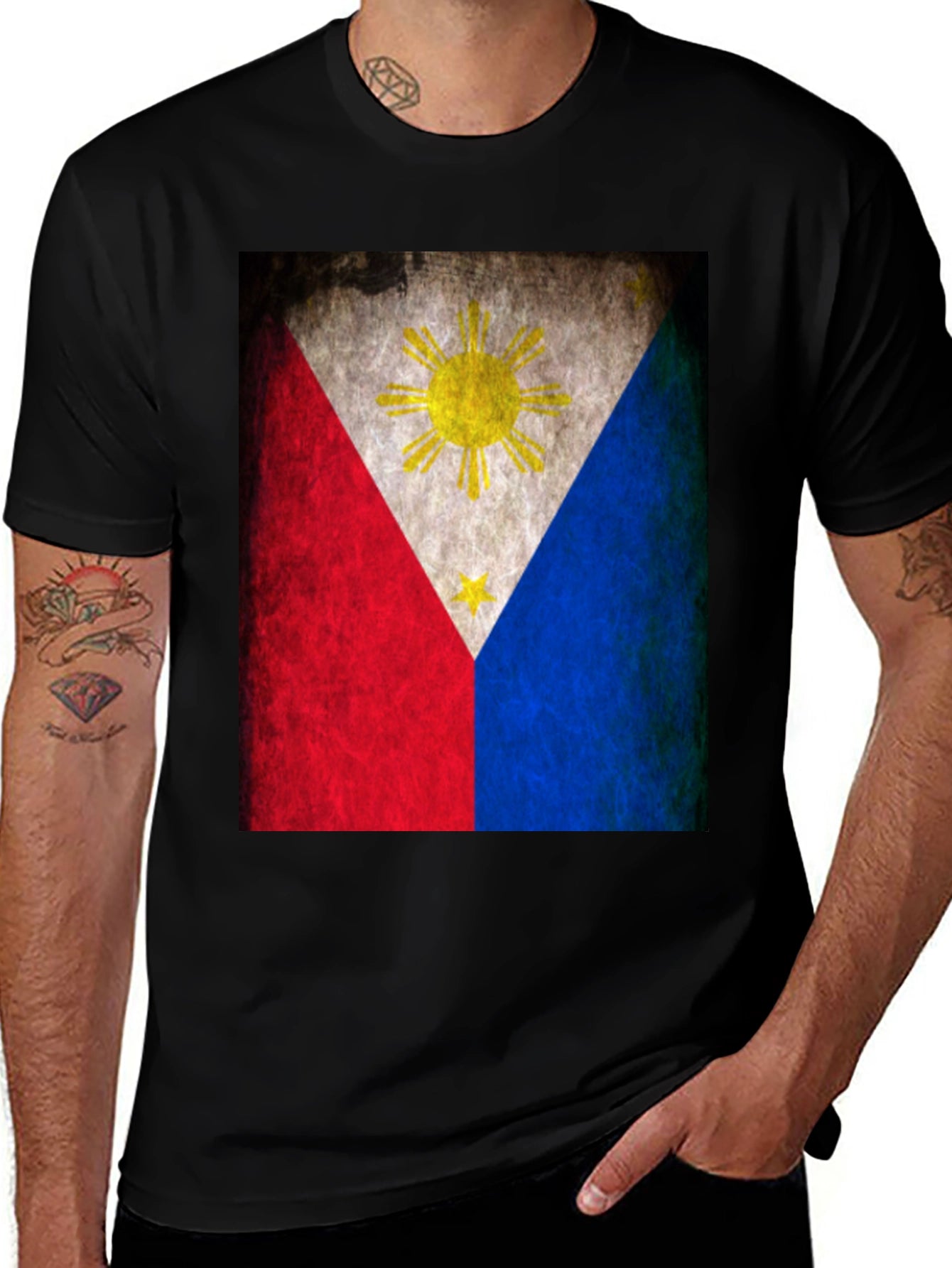 Philippines Flag T-Shirt - Patriotic Filipino Pride