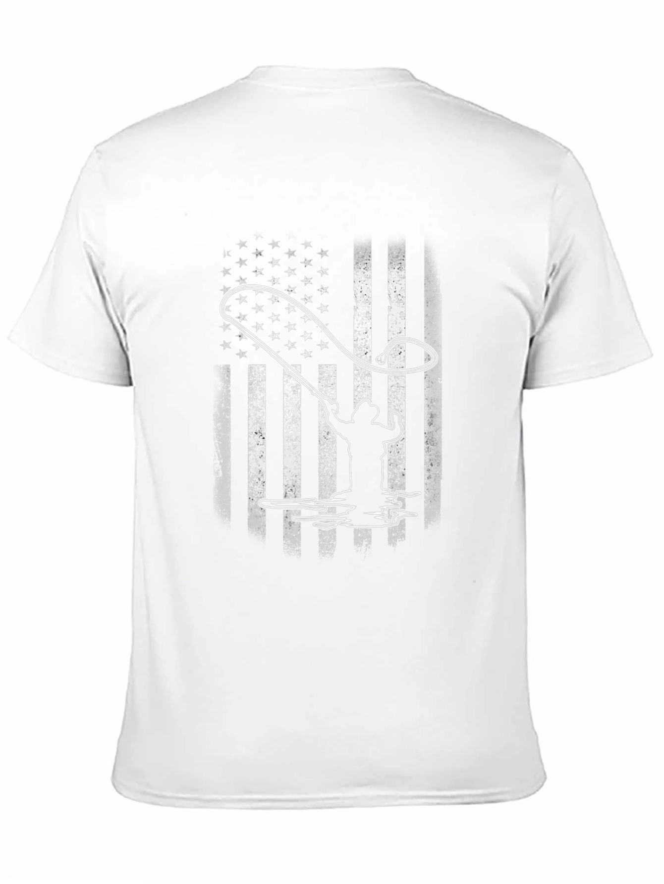 American Flag Fly Fishing T-Shirt