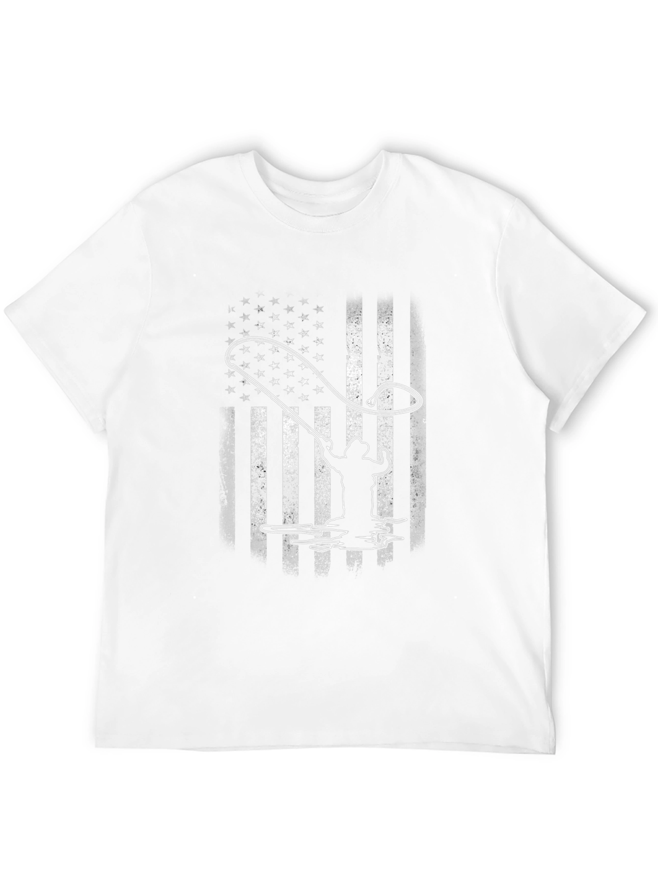 American Flag Fly Fishing T-Shirt