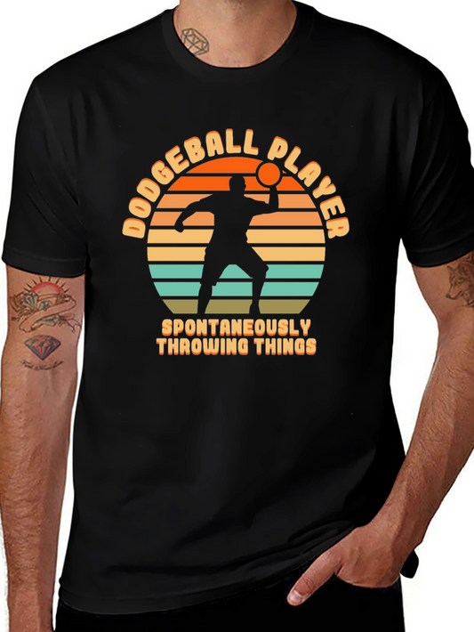 Dodgeball Player Throwing Things T-Shirt