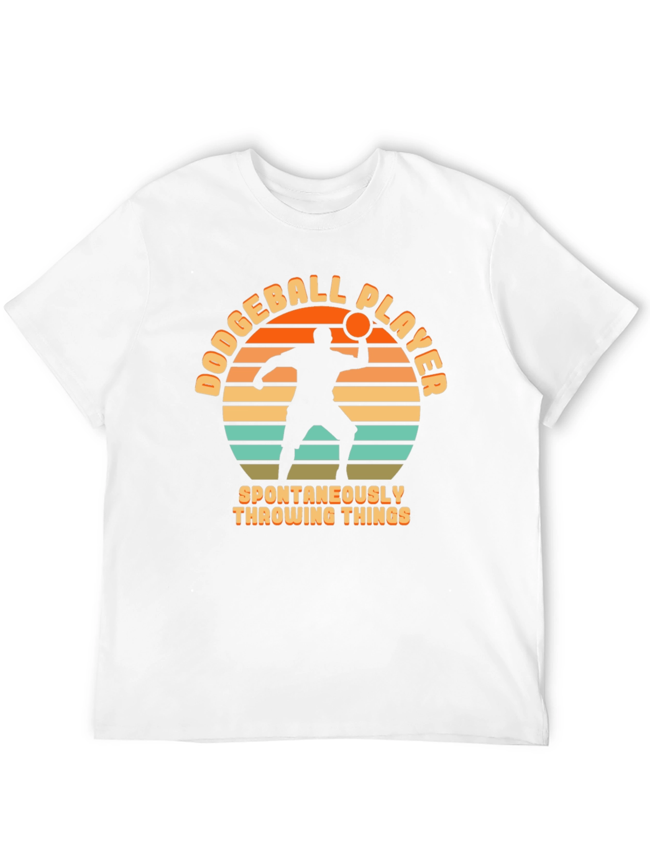 Dodgeball Player Throwing Things T-Shirt