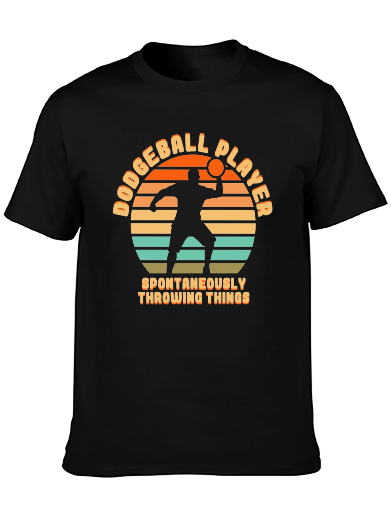 Dodgeball Player Throwing Things T-Shirt