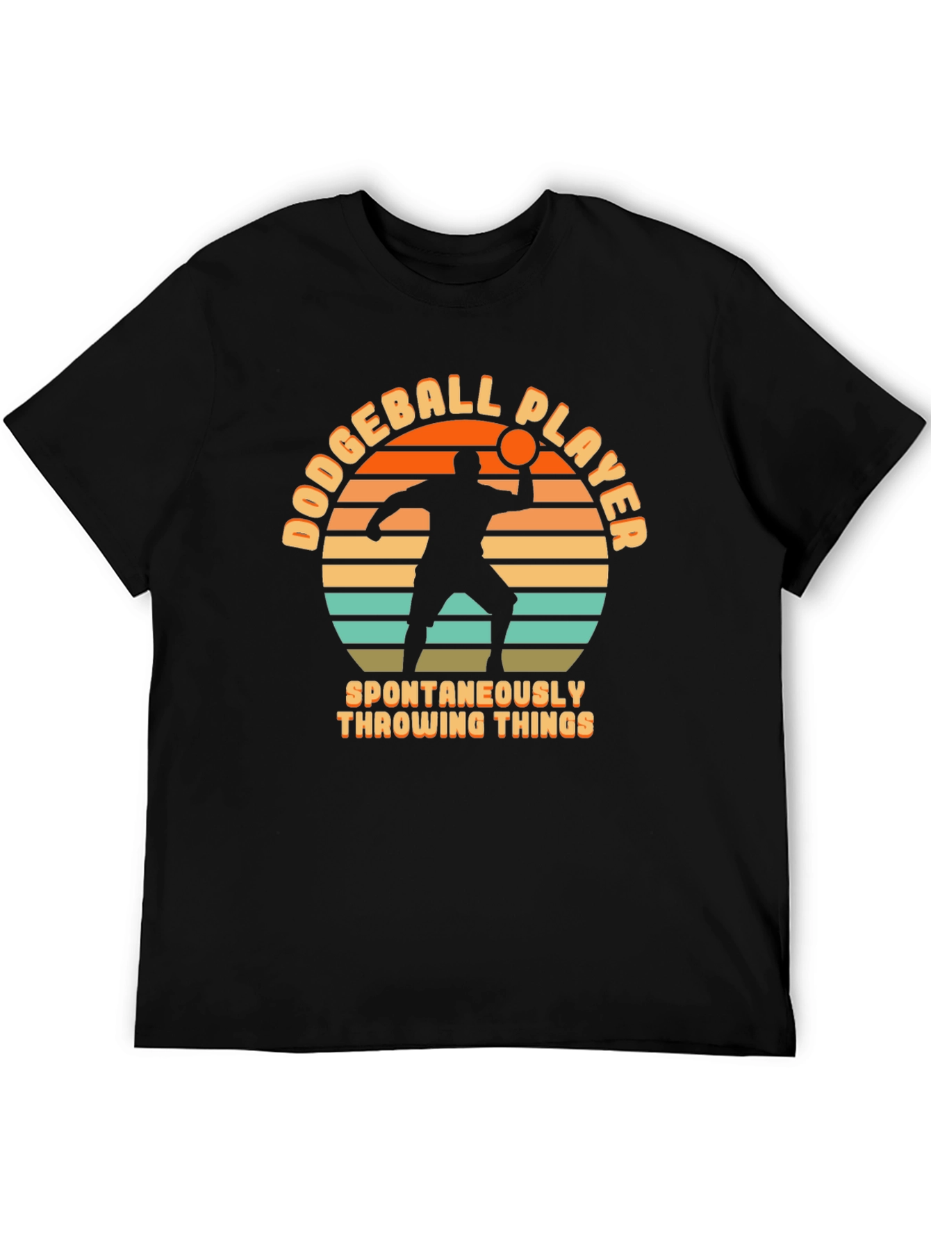 Dodgeball Player Throwing Things T-Shirt
