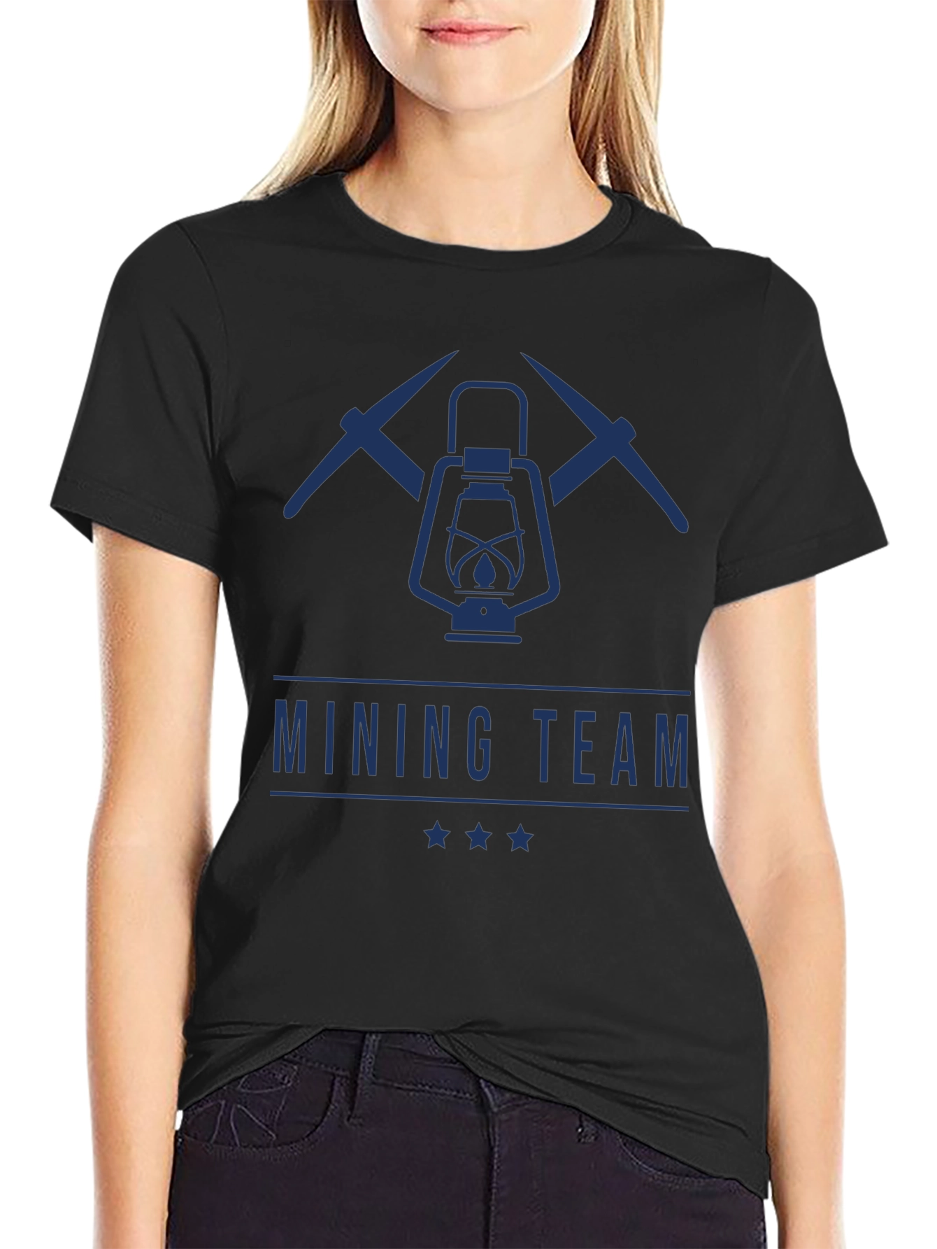 Mining Team Graphic Tee | Miners Lantern & Pickaxes